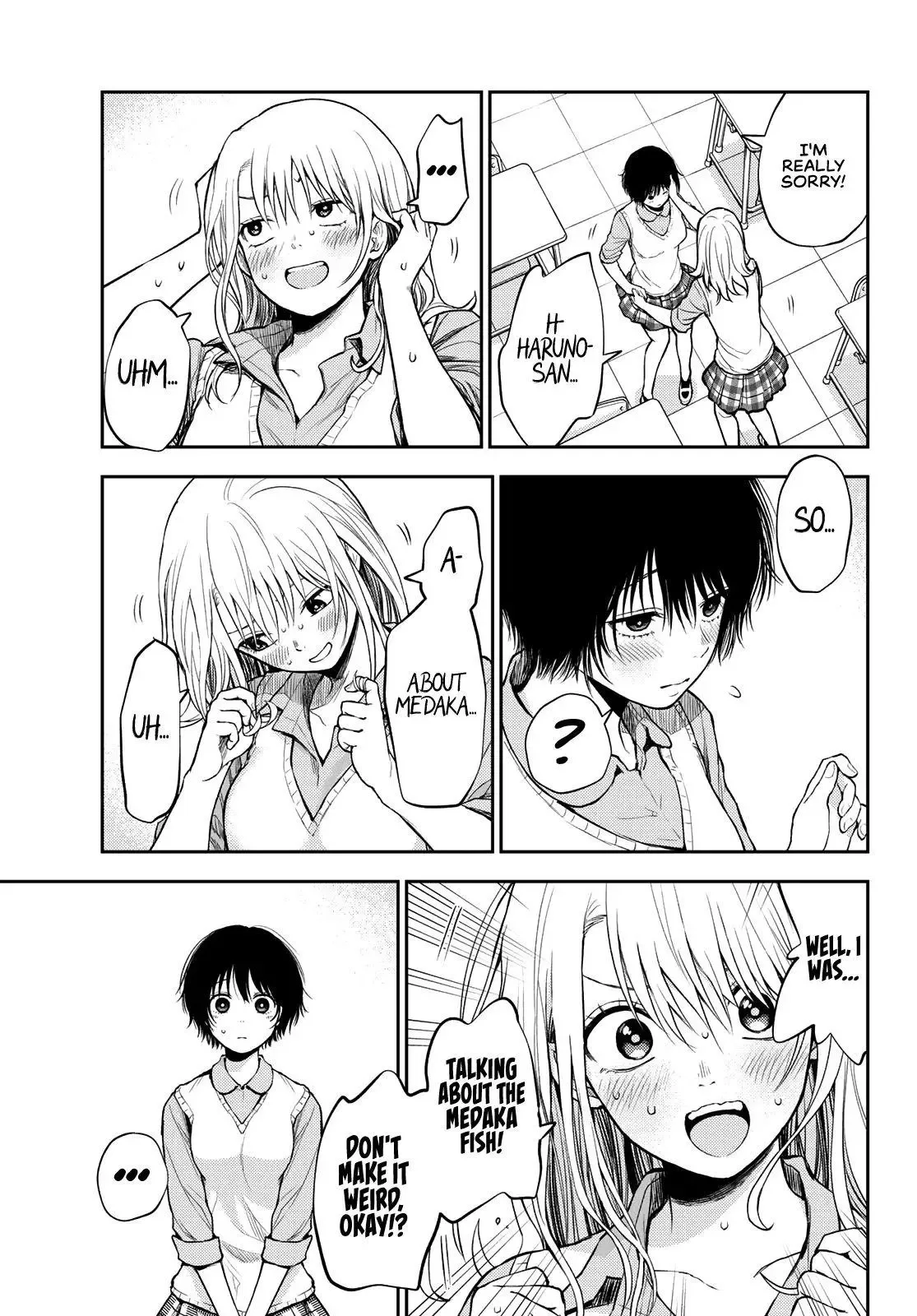 Kuroiwa Medaka ni Watashi no Kawaii ga Tsuujinai Chapter 7 page 14