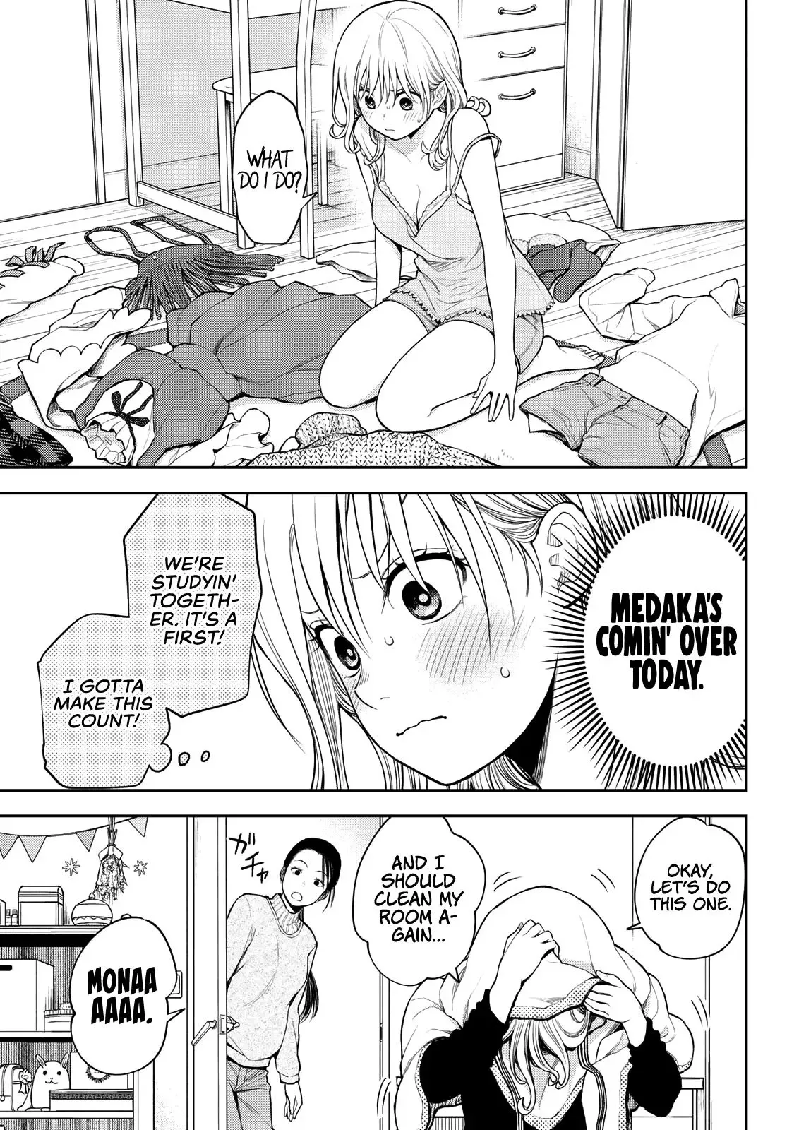 Kuroiwa Medaka ni Watashi no Kawaii ga Tsuujinai Chapter 78 page 12