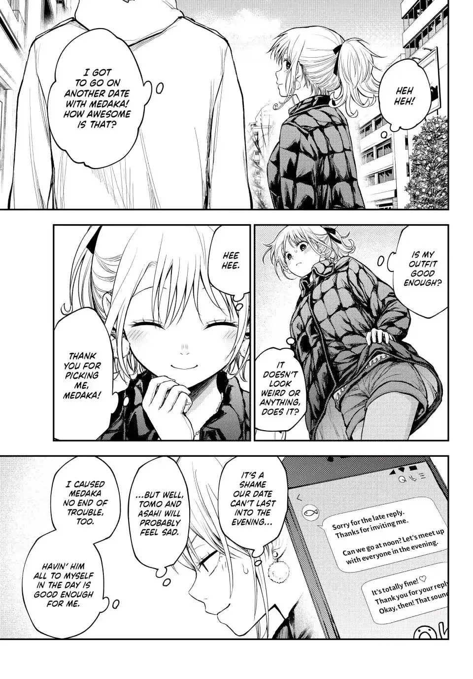 Kuroiwa Medaka ni Watashi no Kawaii ga Tsuujinai Chapter 90 page 7