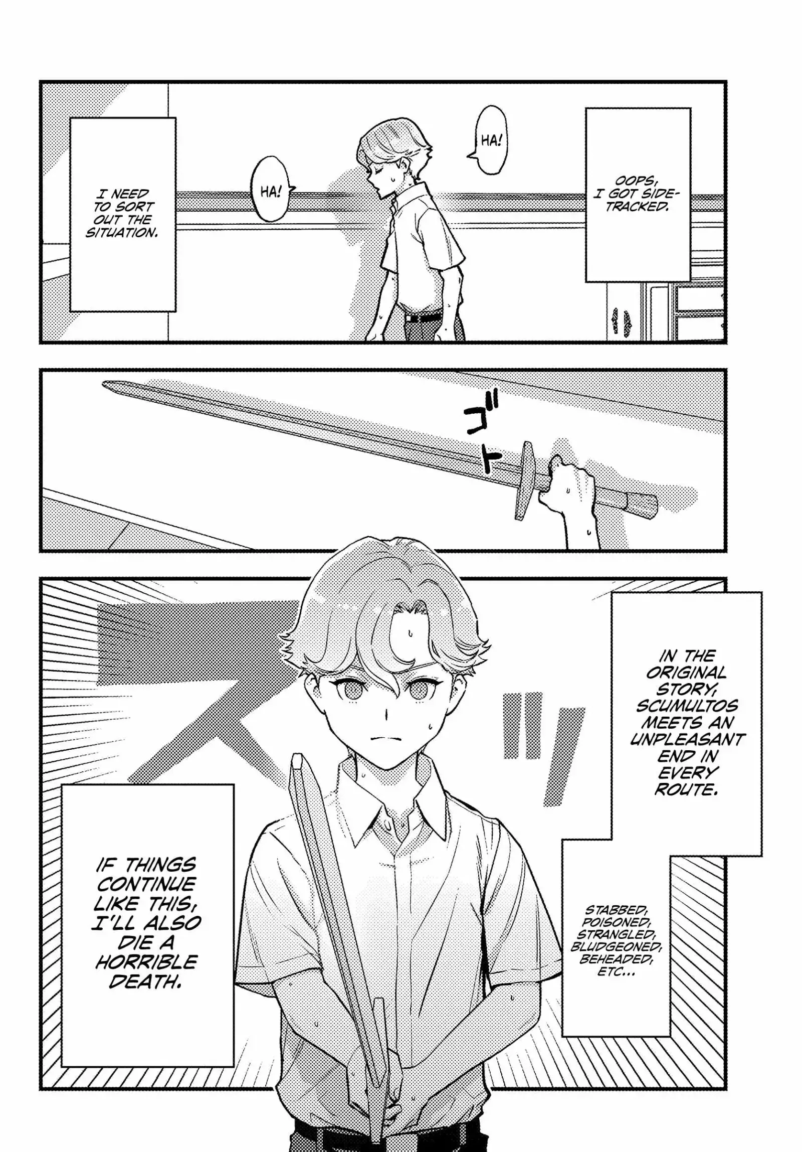 Kuzuless Oblige 18-kin ge sekai no kuzu akuyaku ni tensei shite shimatta ore wa, gensaku chishiki no chikara de dōshite mo mobu jinsei o tsukamitoritai Chapter 2 page 8