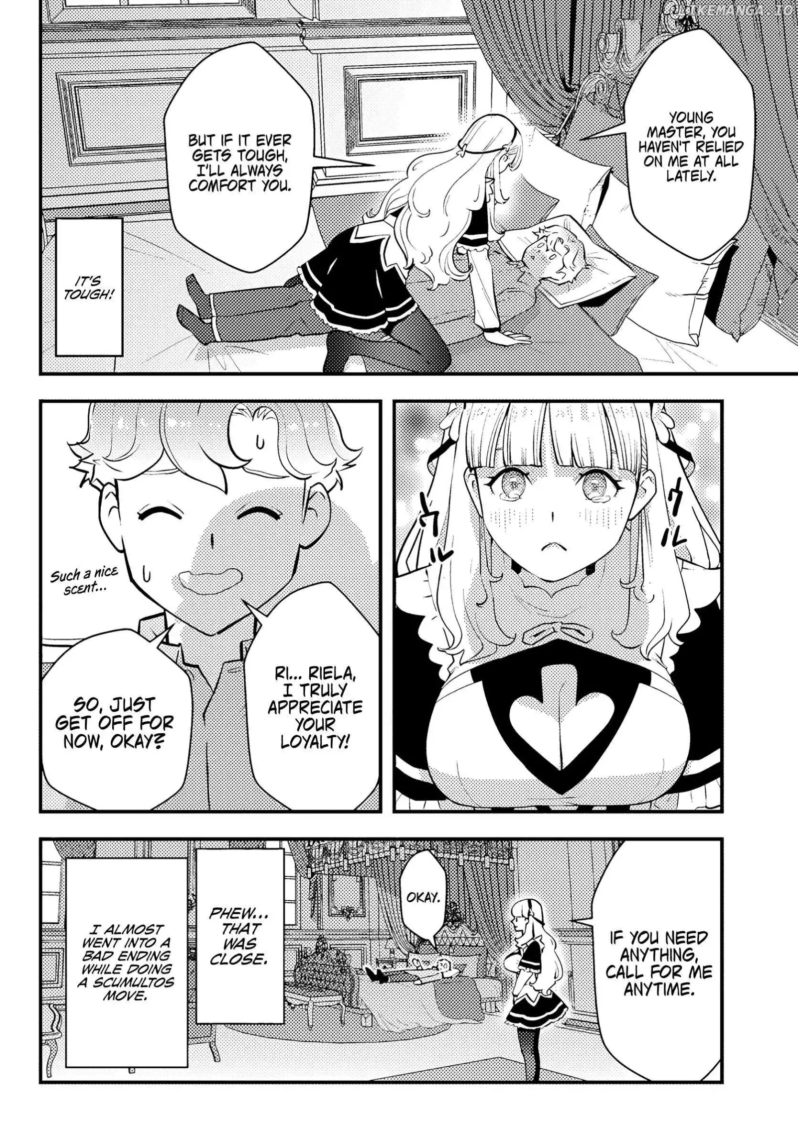 Kuzuless Oblige 18-kin ge sekai no kuzu akuyaku ni tensei shite shimatta ore wa, gensaku chishiki no chikara de dōshite mo mobu jinsei o tsukamitoritai Chapter 4.2 page 15