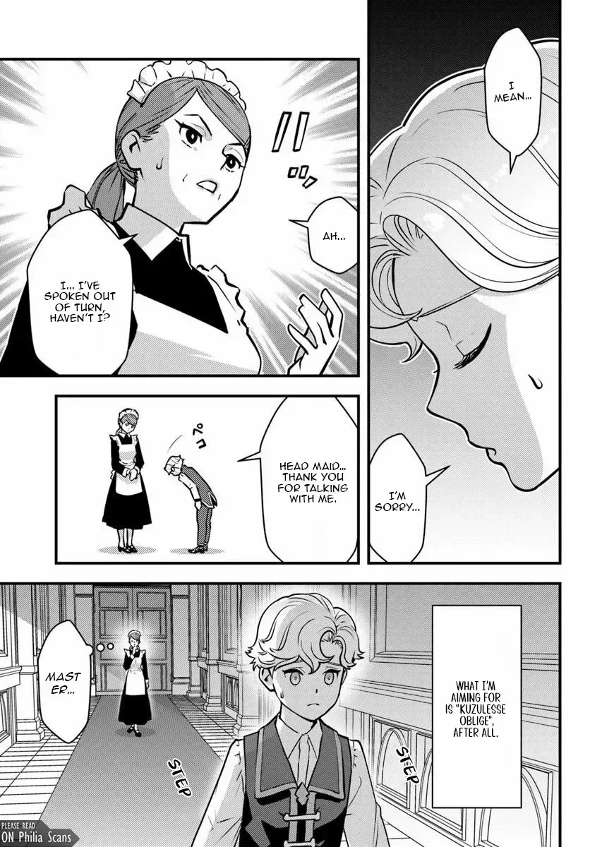 Kuzuless Oblige 18-kin ge sekai no kuzu akuyaku ni tensei shite shimatta ore wa, gensaku chishiki no chikara de dōshite mo mobu jinsei o tsukamitoritai Chapter 7.2 page 11