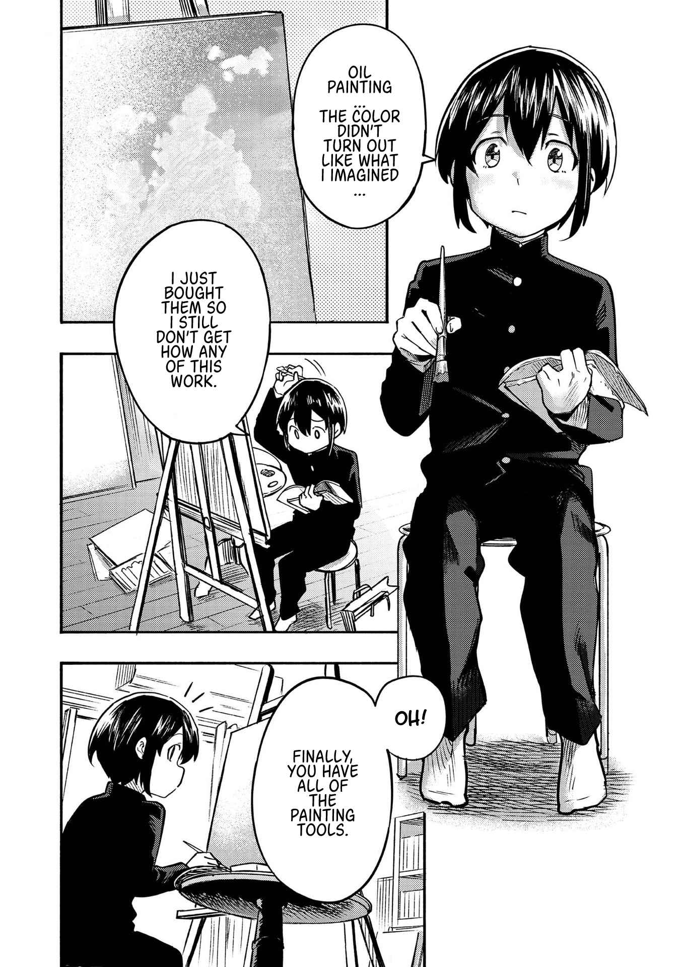 Kyou mo E ni Kaita Mochi ga Umai Chapter 1 page 4