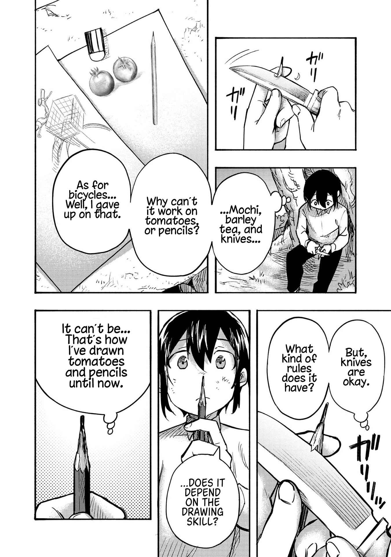 Kyou mo E ni Kaita Mochi ga Umai Chapter 1 page 36