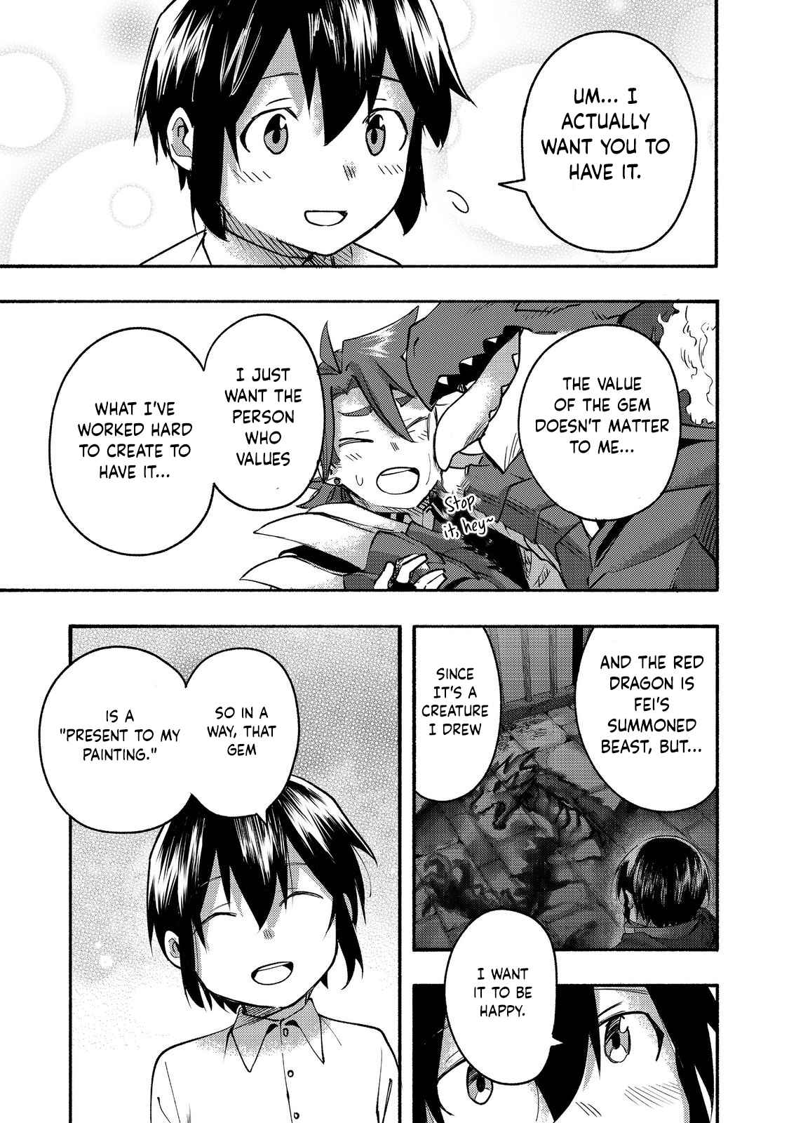 Kyou mo E ni Kaita Mochi ga Umai Chapter 10 page 22