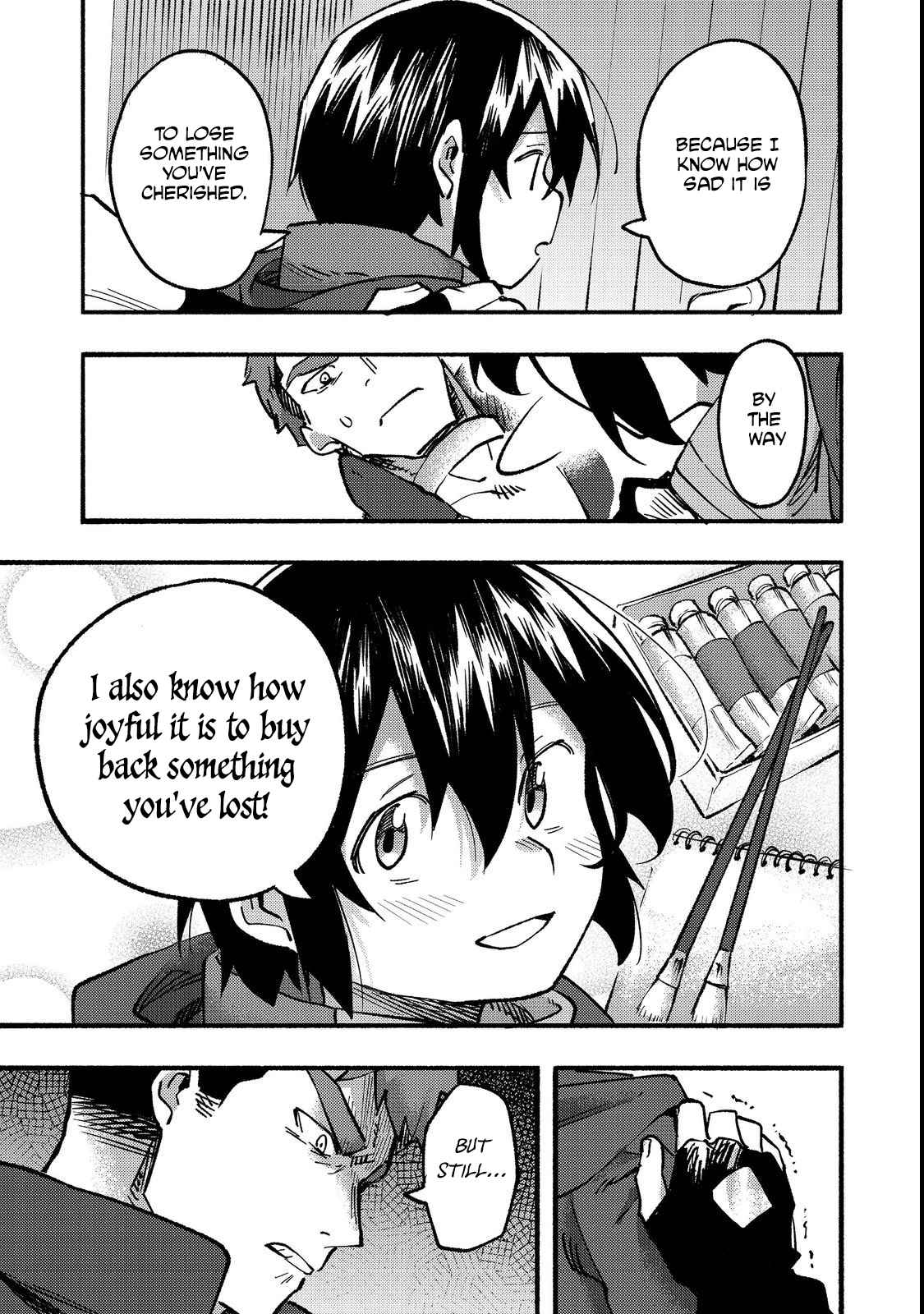 Kyou mo E ni Kaita Mochi ga Umai Chapter 14 page 30