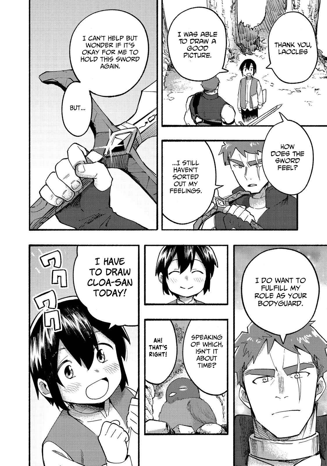 Kyou mo E ni Kaita Mochi ga Umai Chapter 15 page 3