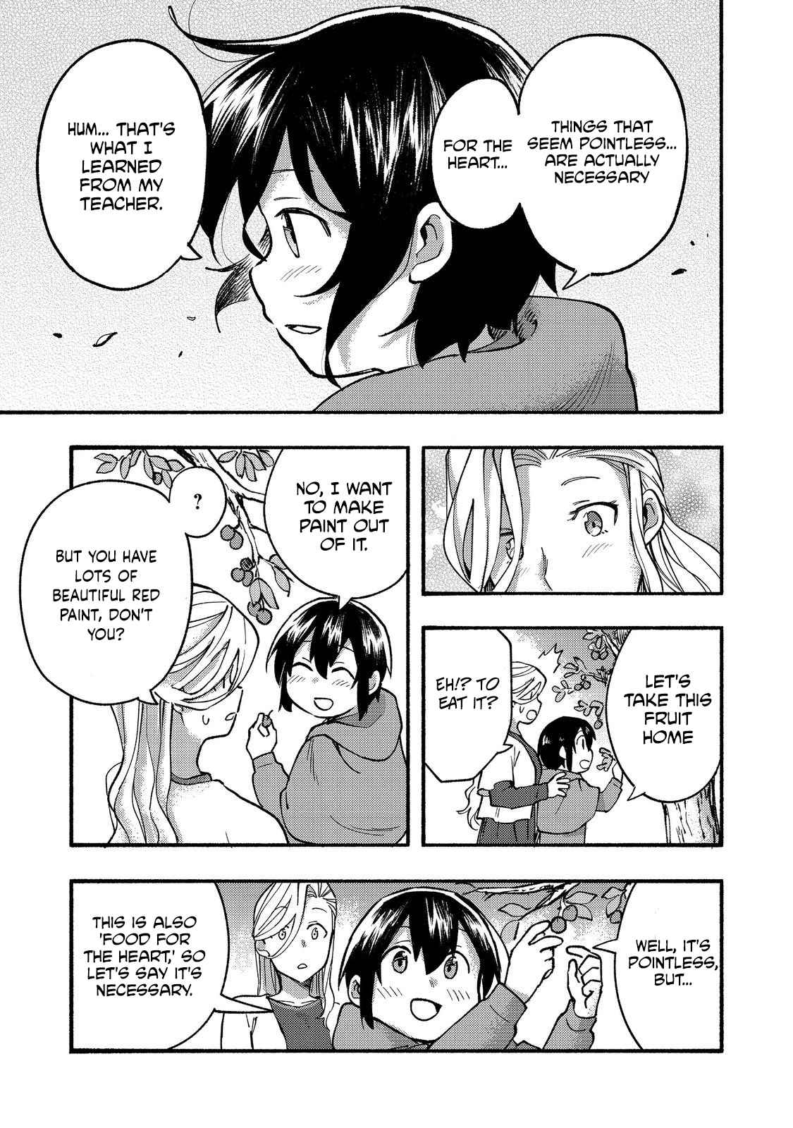 Kyou mo E ni Kaita Mochi ga Umai Chapter 15 page 30