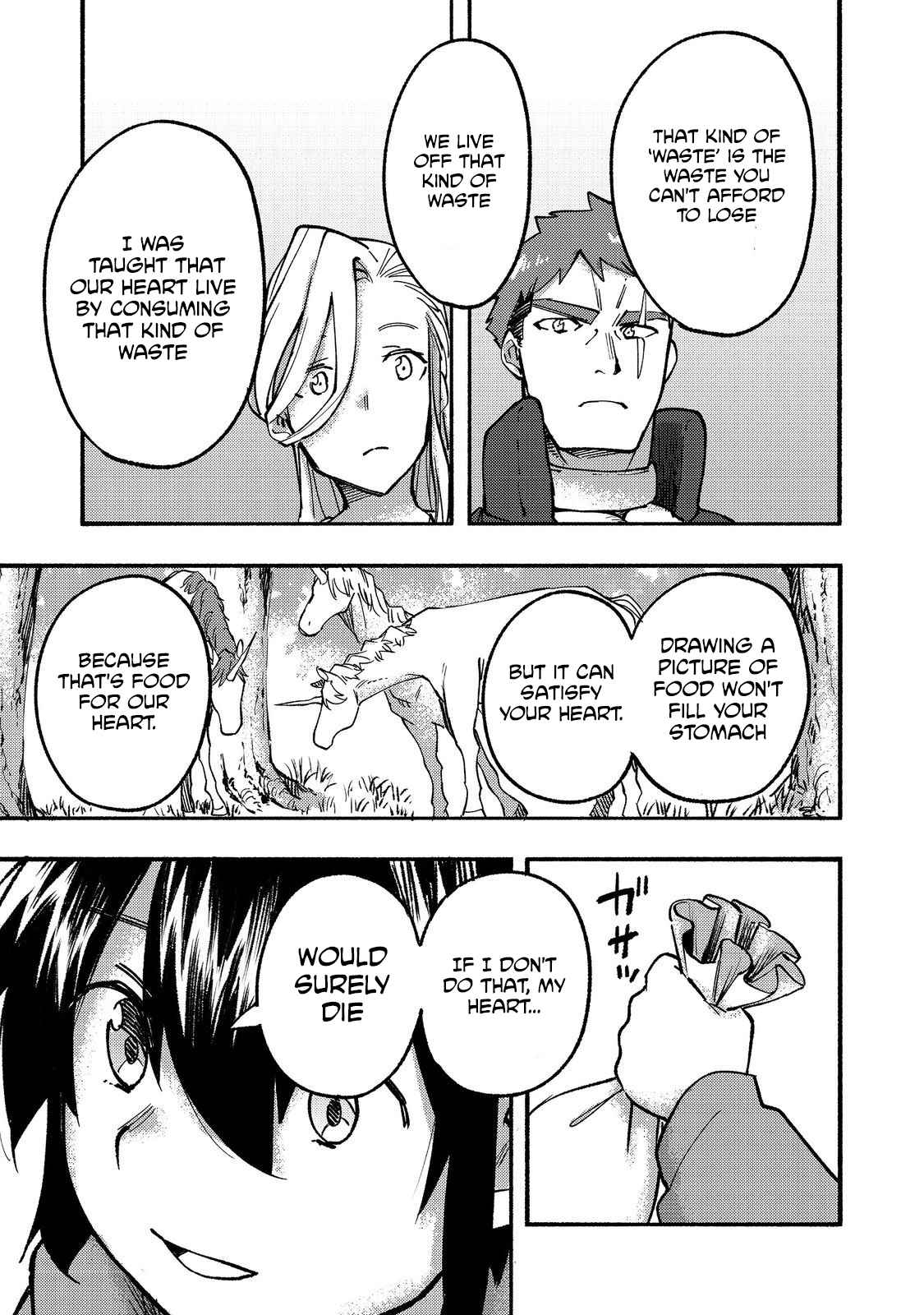 Kyou mo E ni Kaita Mochi ga Umai Chapter 15 page 32