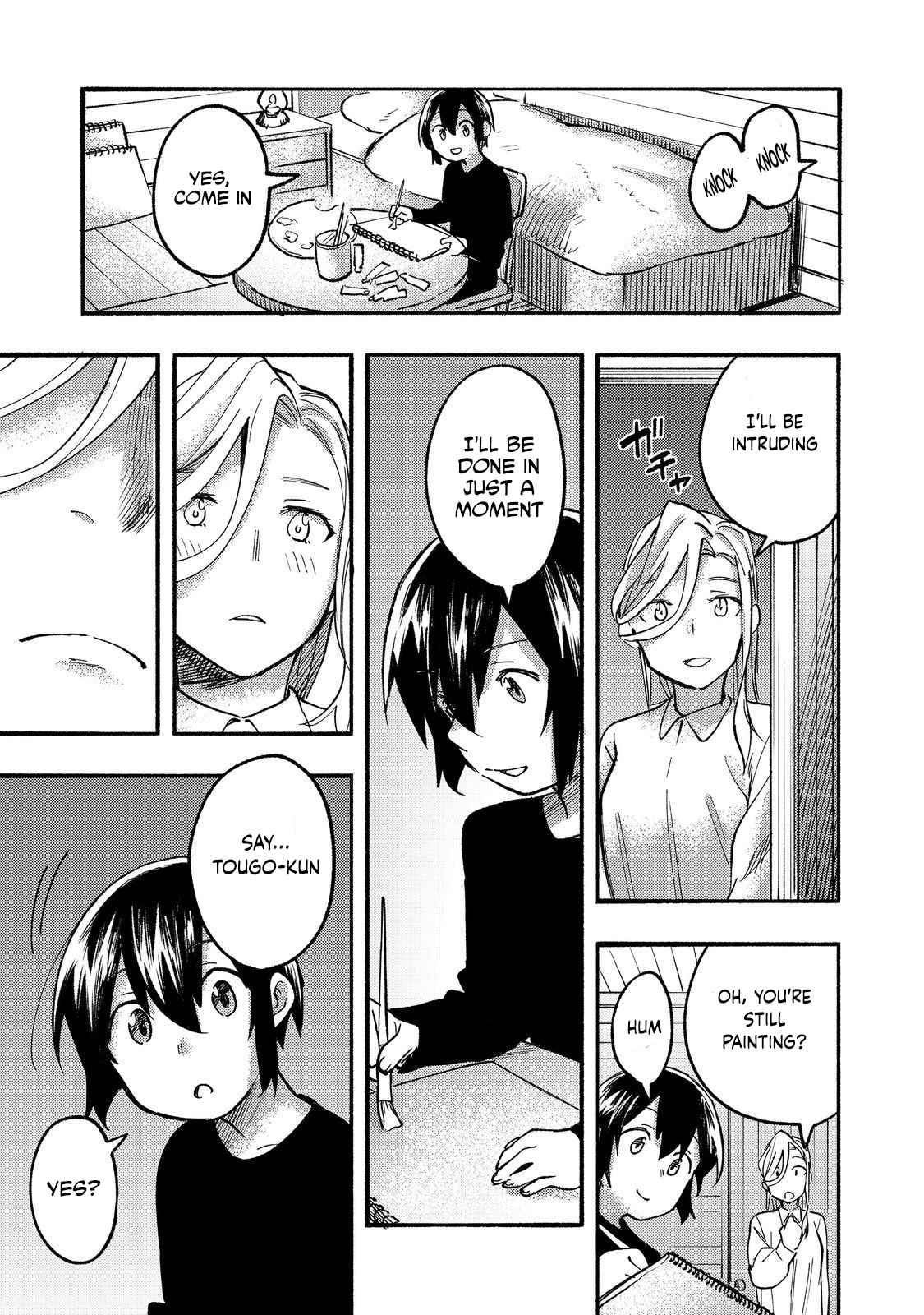 Kyou mo E ni Kaita Mochi ga Umai Chapter 15 page 38