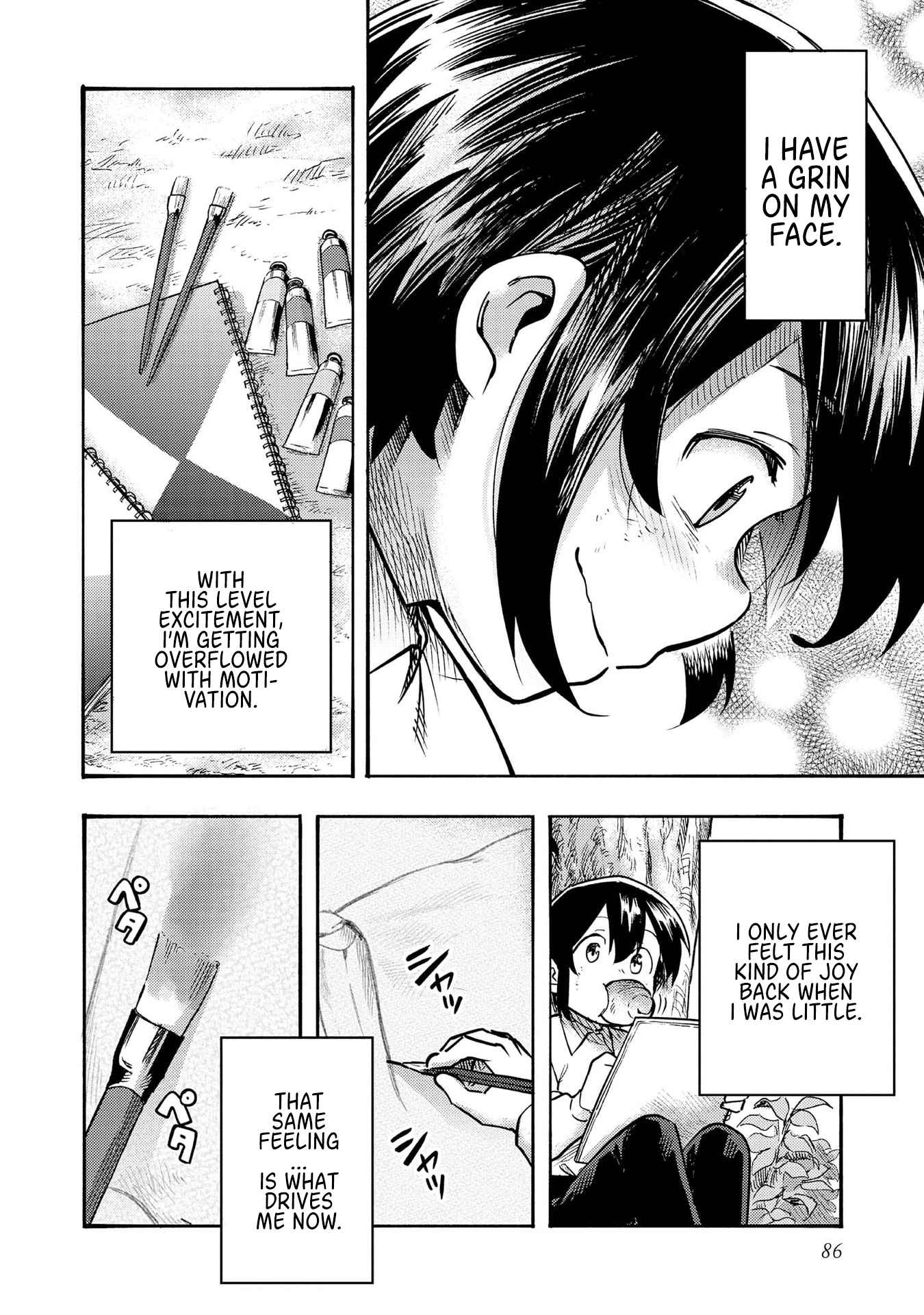 Kyou mo E ni Kaita Mochi ga Umai Chapter 2 page 37
