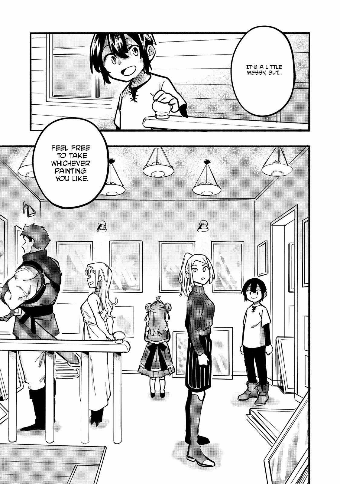 Kyou mo E ni Kaita Mochi ga Umai Chapter 23 page 14