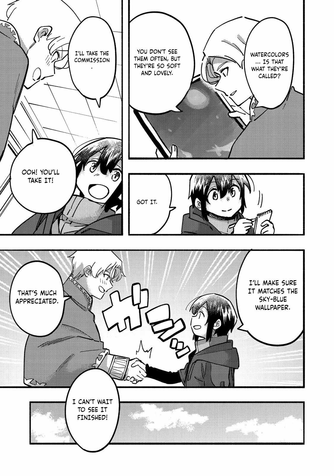 Kyou mo E ni Kaita Mochi ga Umai Chapter 23 page 28
