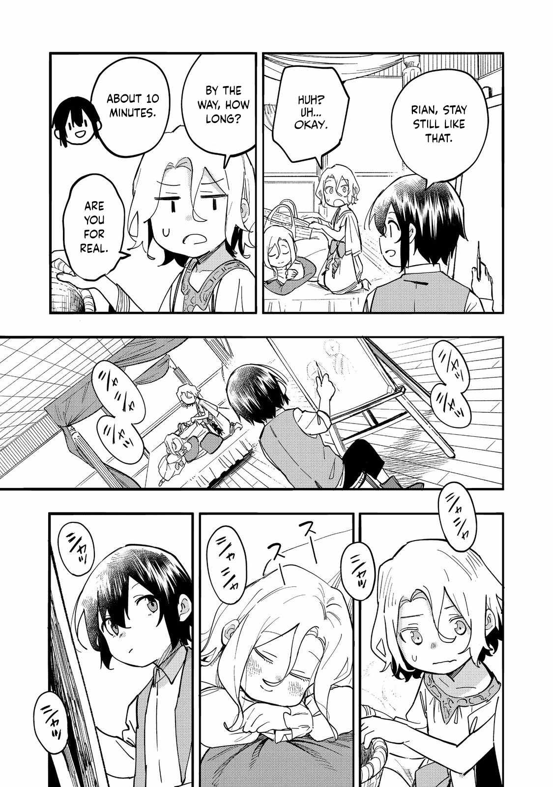 Kyou mo E ni Kaita Mochi ga Umai Chapter 28 page 8