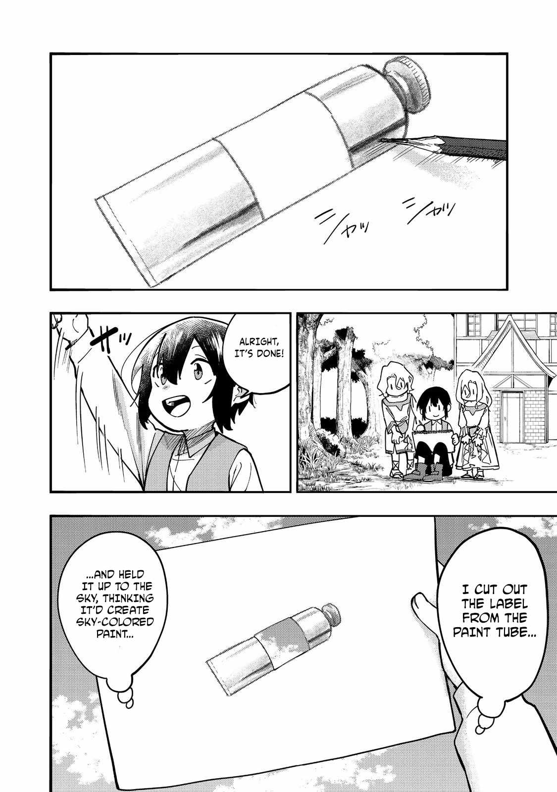 Kyou mo E ni Kaita Mochi ga Umai Chapter 28 page 13