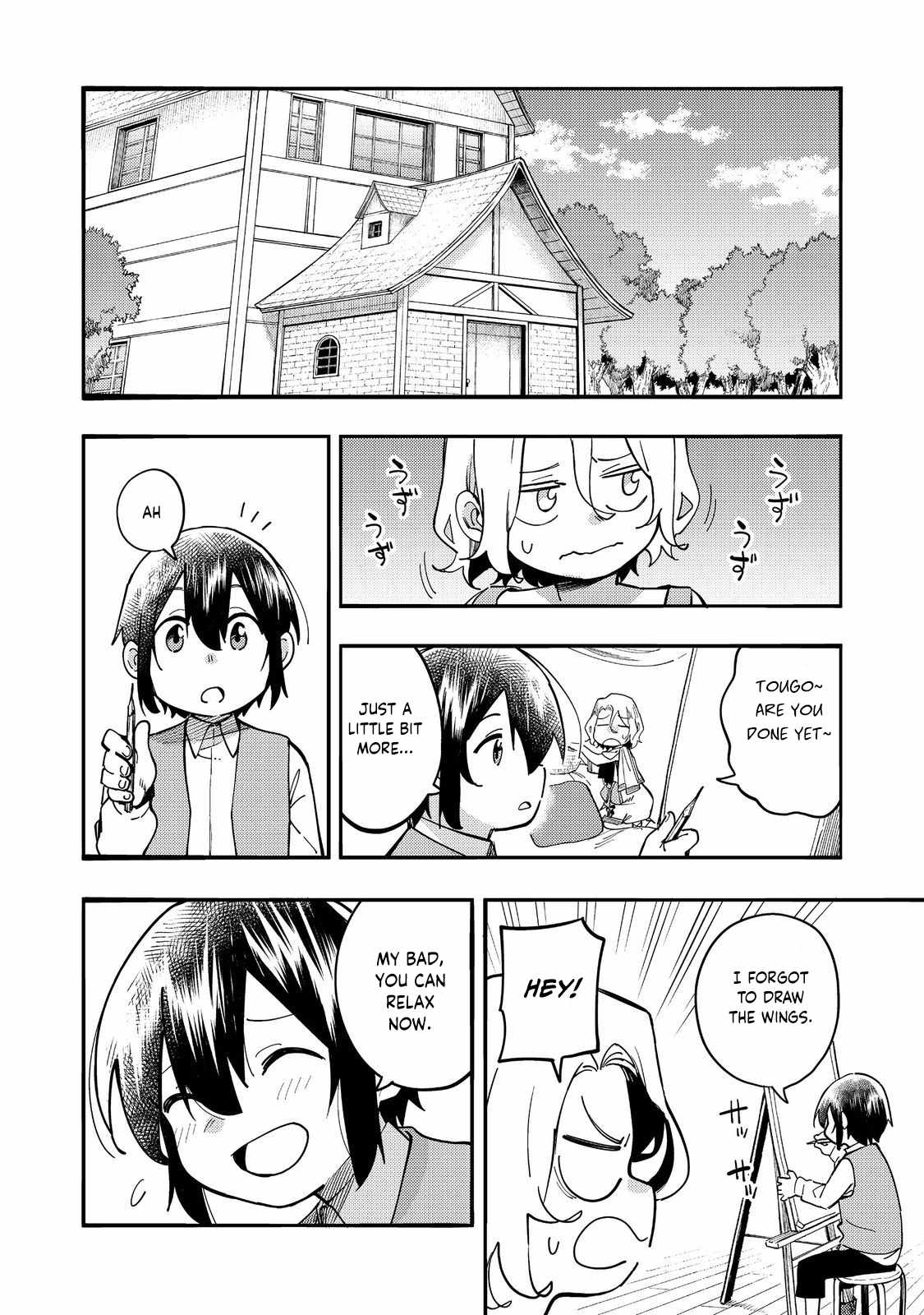 Kyou mo E ni Kaita Mochi ga Umai Chapter 28 page 9