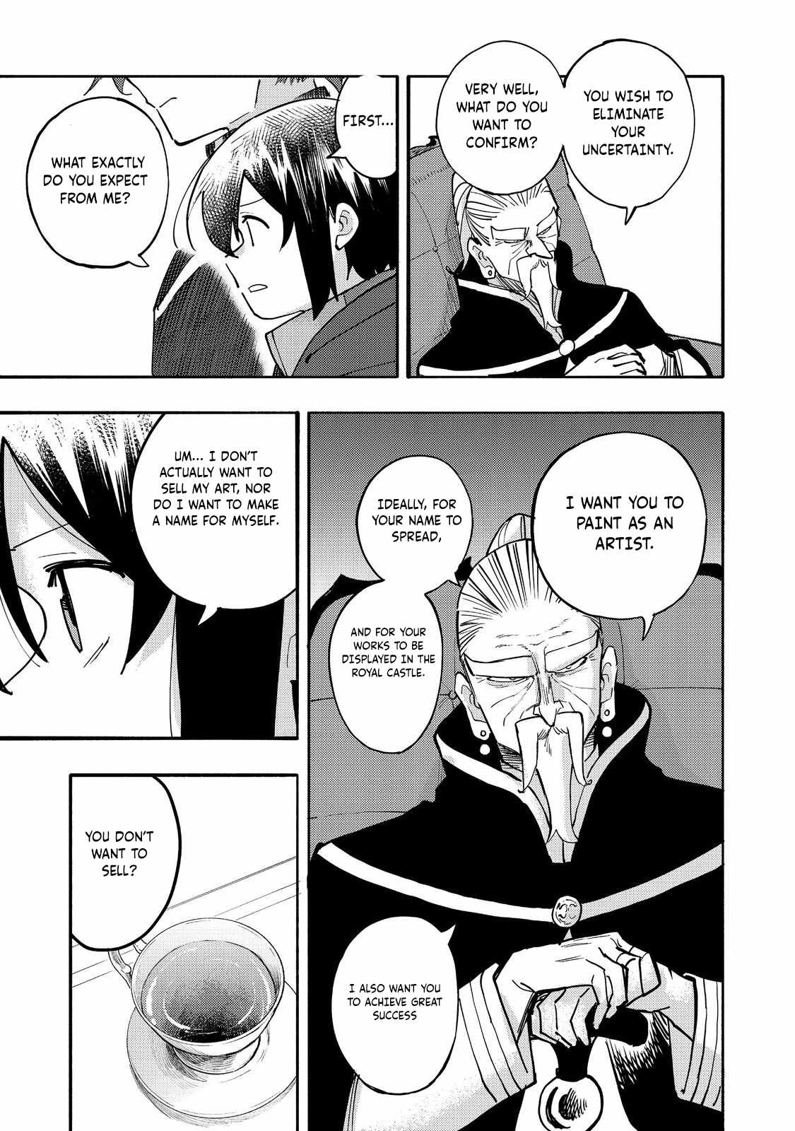 Kyou mo E ni Kaita Mochi ga Umai Chapter 31 page 14