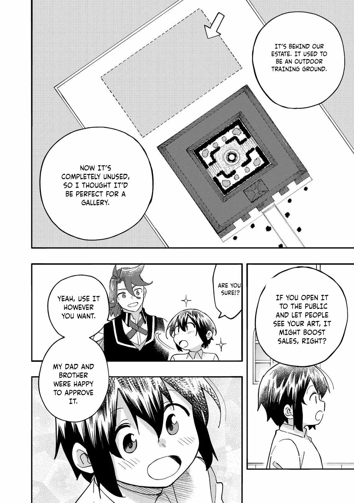 Kyou mo E ni Kaita Mochi ga Umai Chapter 32 page 13