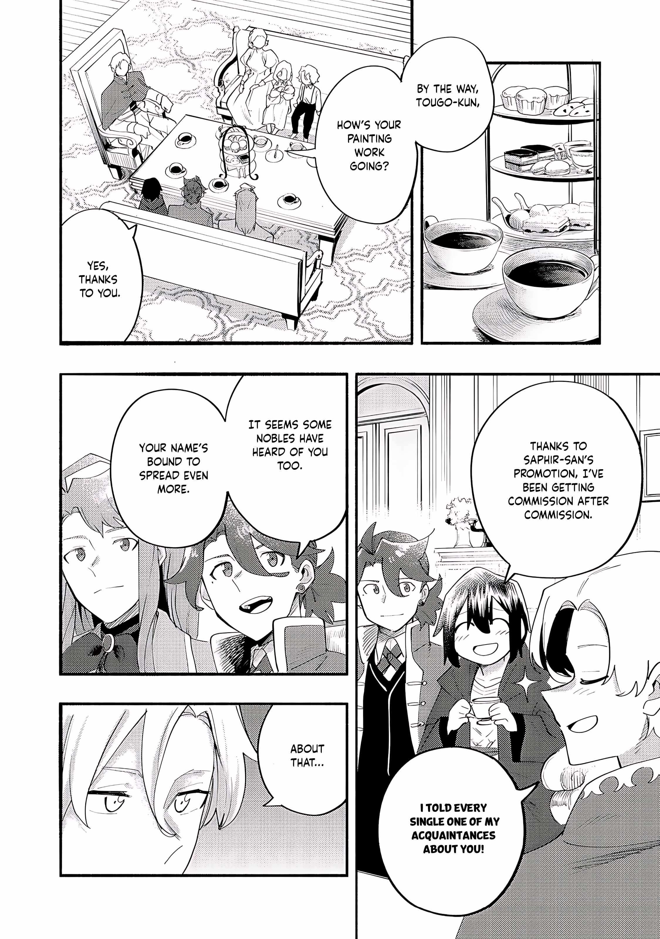 Kyou mo E ni Kaita Mochi ga Umai Chapter 38 page 9