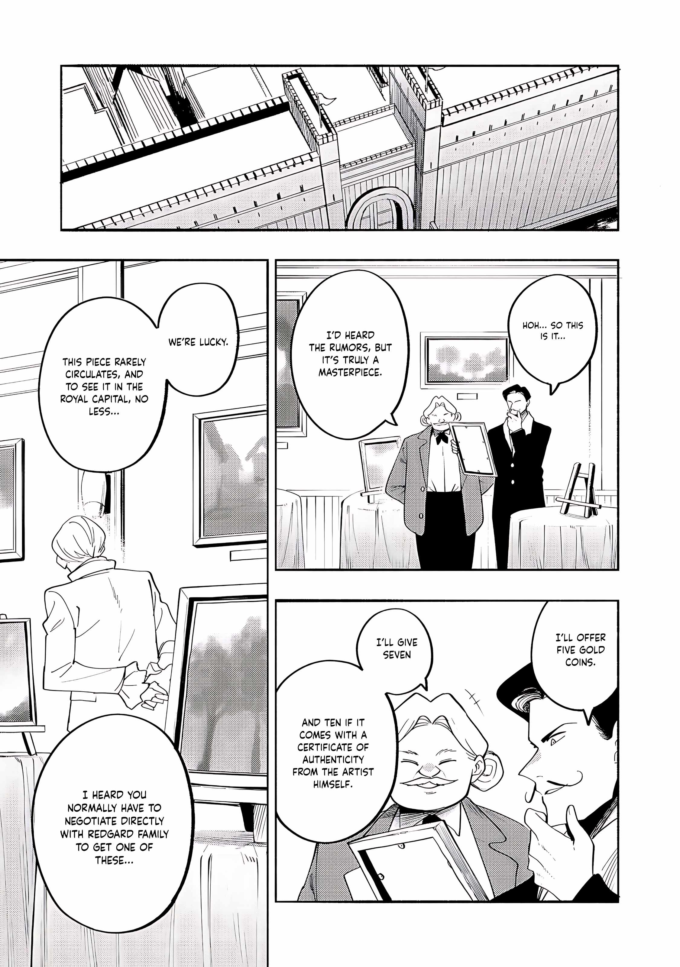 Kyou mo E ni Kaita Mochi ga Umai Chapter 38 page 2
