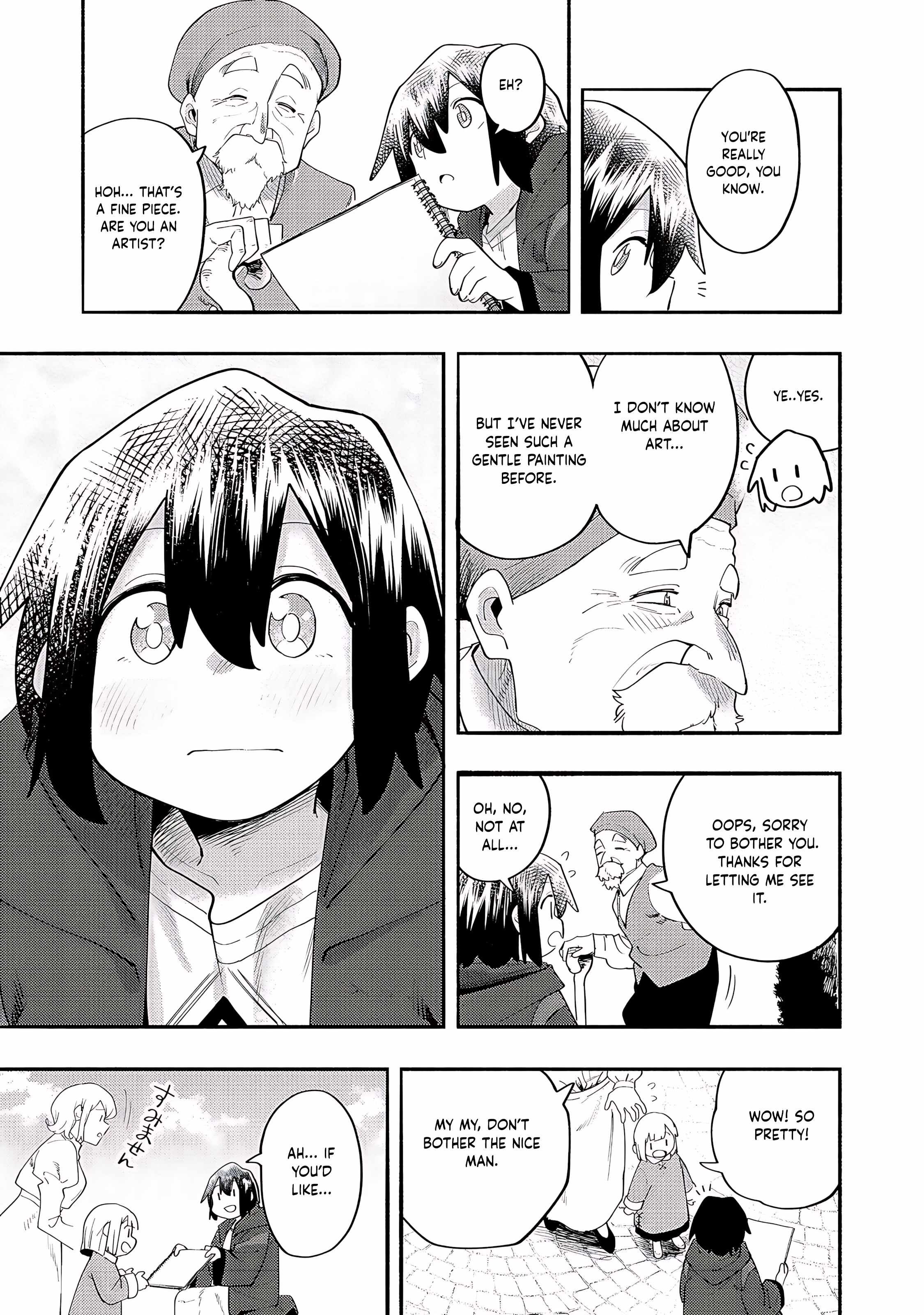 Kyou mo E ni Kaita Mochi ga Umai Chapter 38 page 18