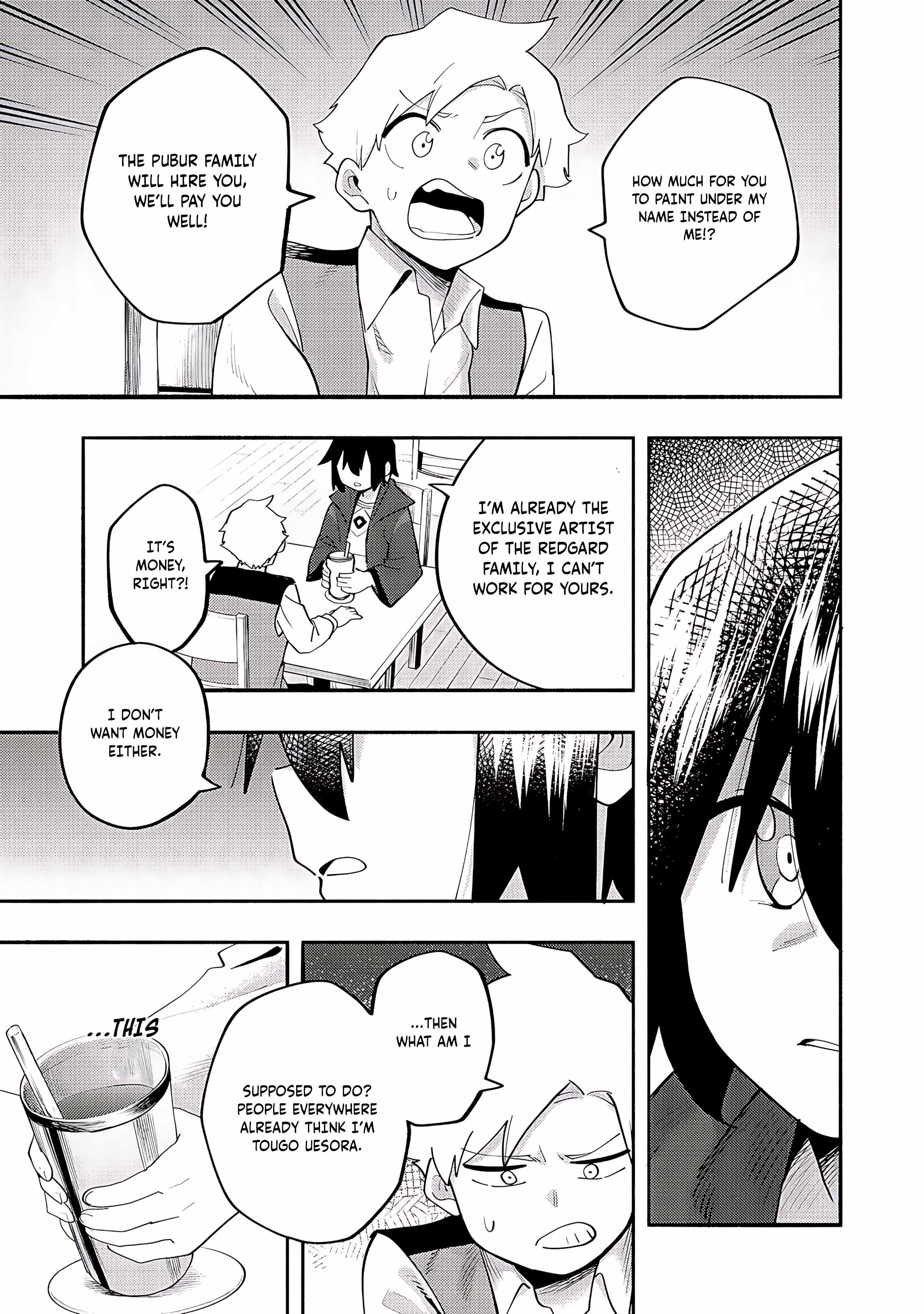 Kyou mo E ni Kaita Mochi ga Umai Chapter 38 page 32