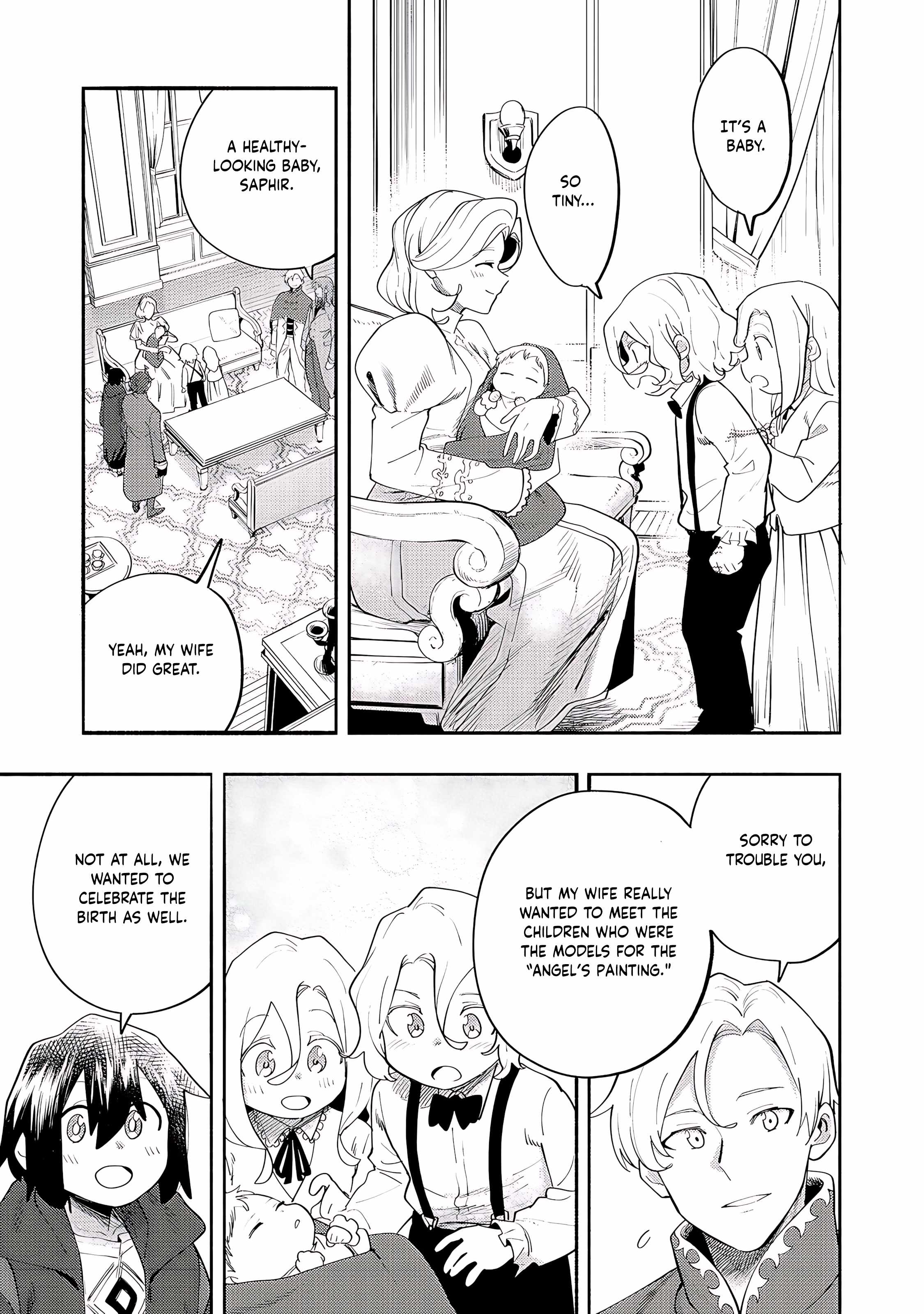 Kyou mo E ni Kaita Mochi ga Umai Chapter 38 page 6