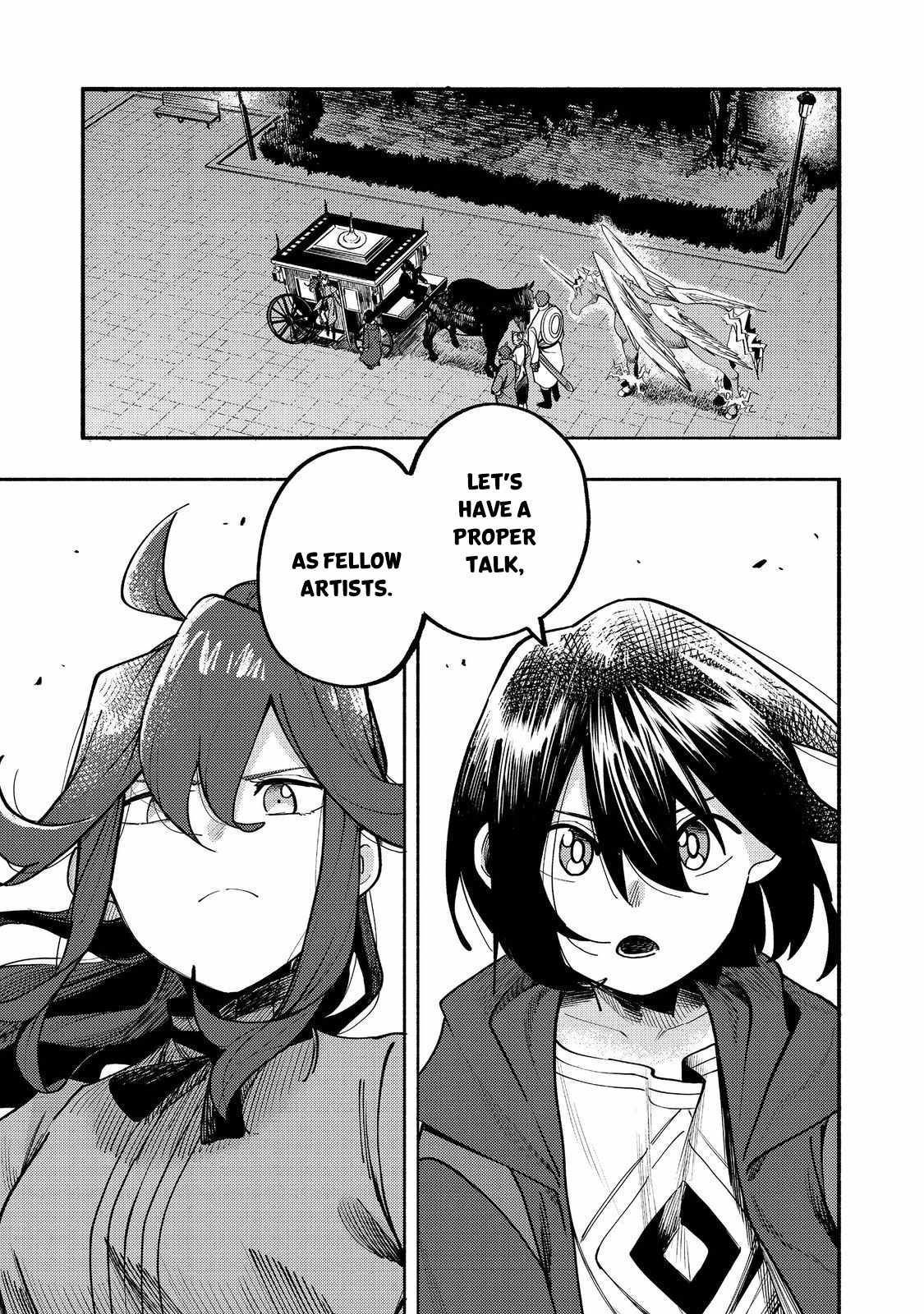 Kyou mo E ni Kaita Mochi ga Umai Chapter 40 page 2
