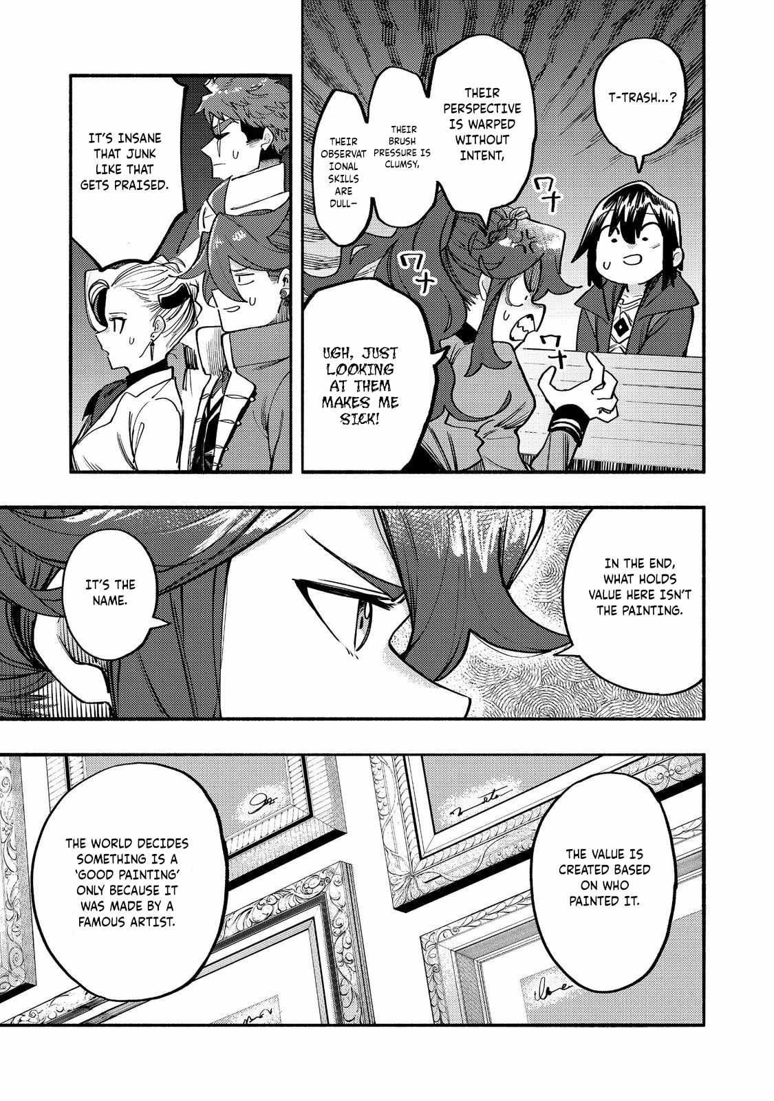 Kyou mo E ni Kaita Mochi ga Umai Chapter 40 page 10