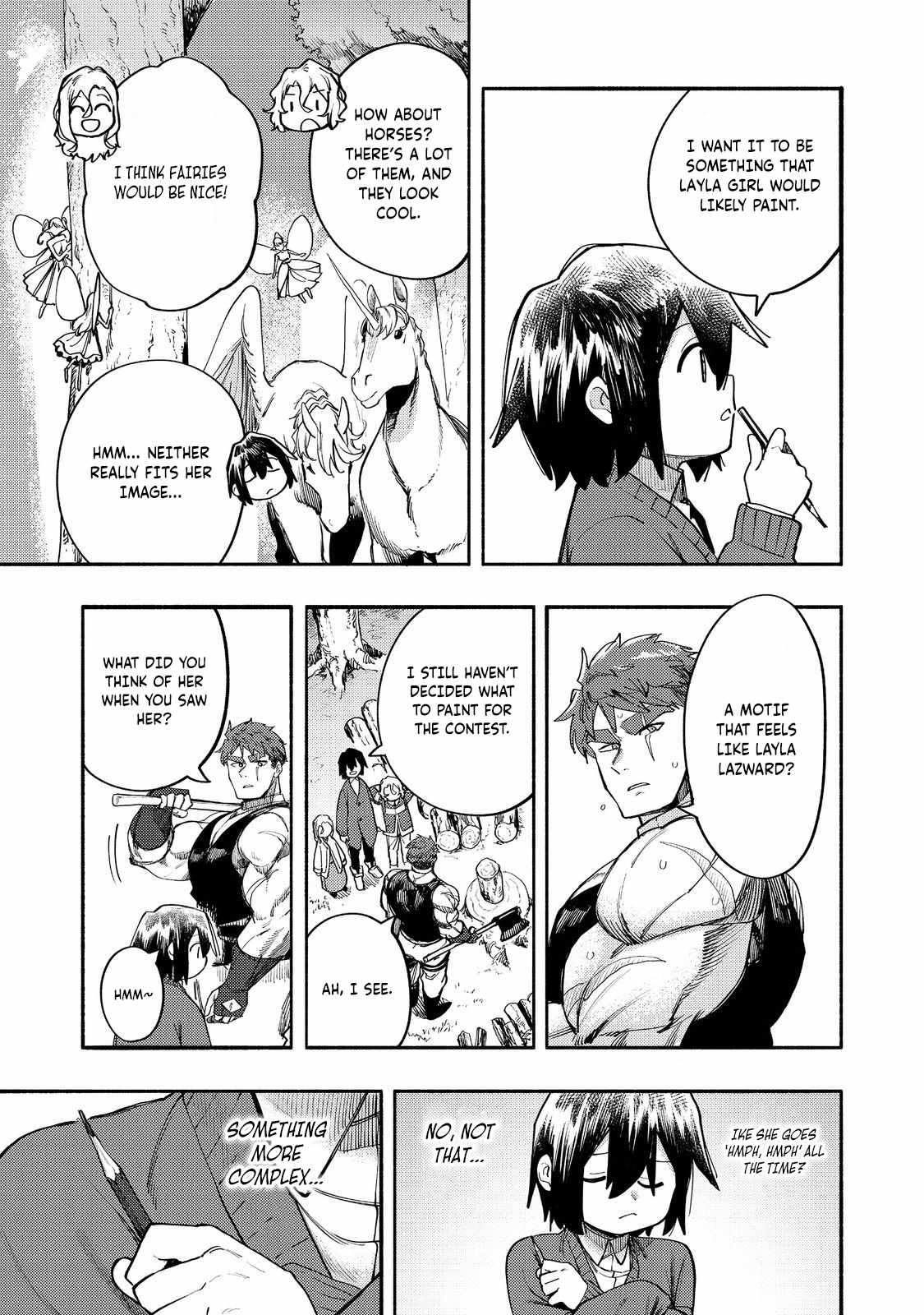 Kyou mo E ni Kaita Mochi ga Umai Chapter 40 page 24