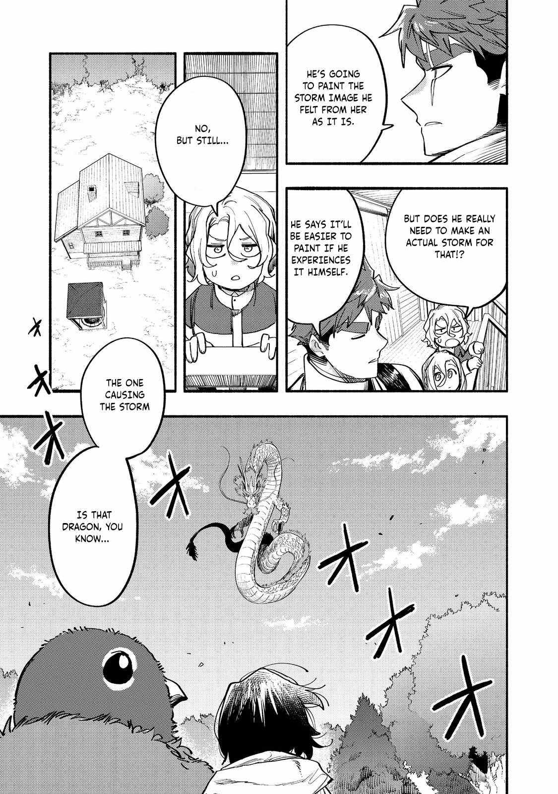 Kyou mo E ni Kaita Mochi ga Umai Chapter 40 page 28