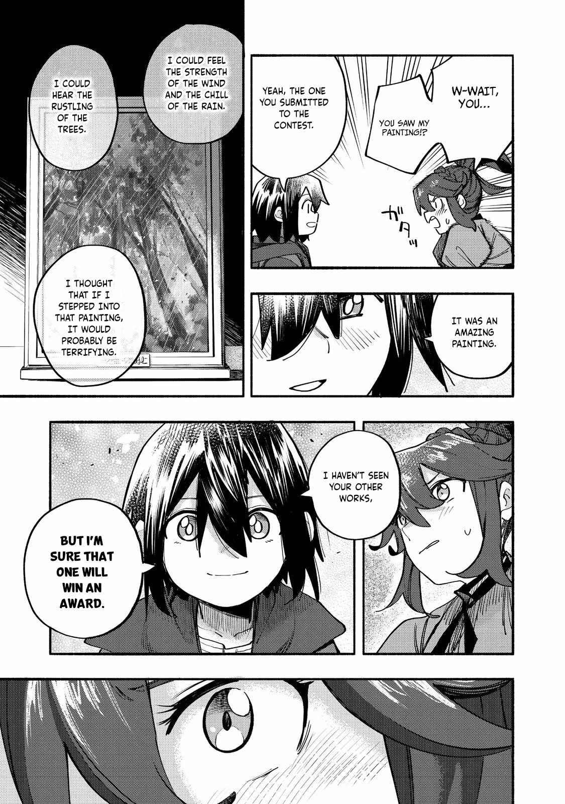 Kyou mo E ni Kaita Mochi ga Umai Chapter 40 page 8