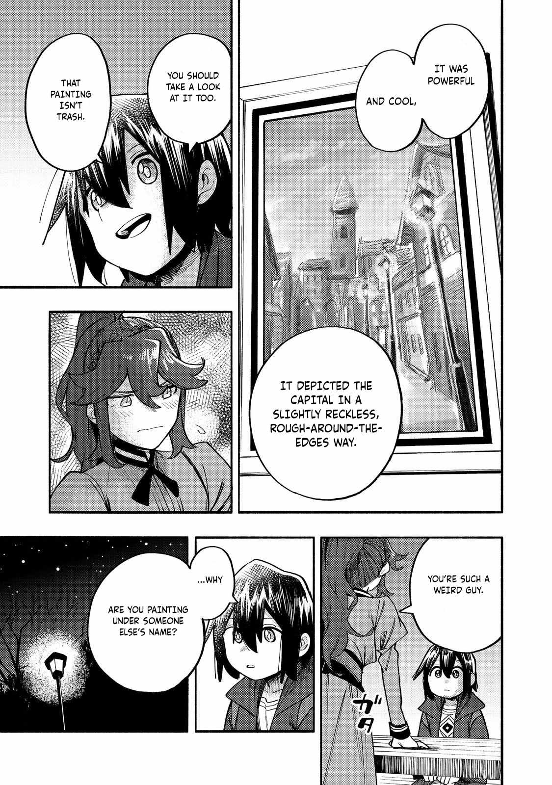 Kyou mo E ni Kaita Mochi ga Umai Chapter 40 page 12