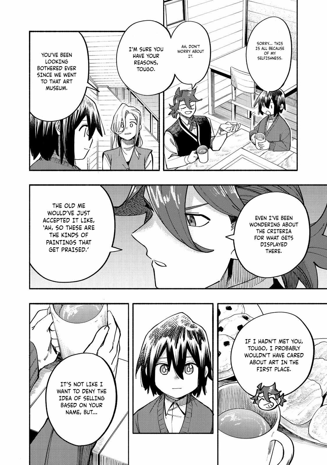 Kyou mo E ni Kaita Mochi ga Umai Chapter 40 page 21