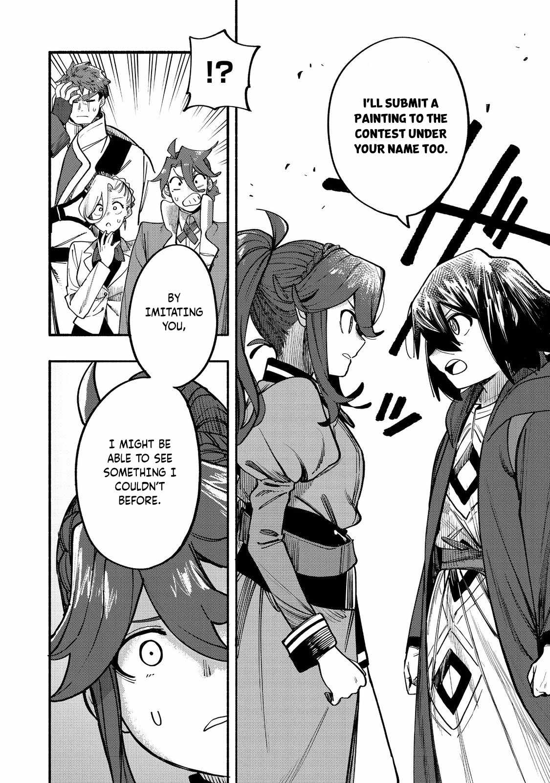 Kyou mo E ni Kaita Mochi ga Umai Chapter 40 page 15