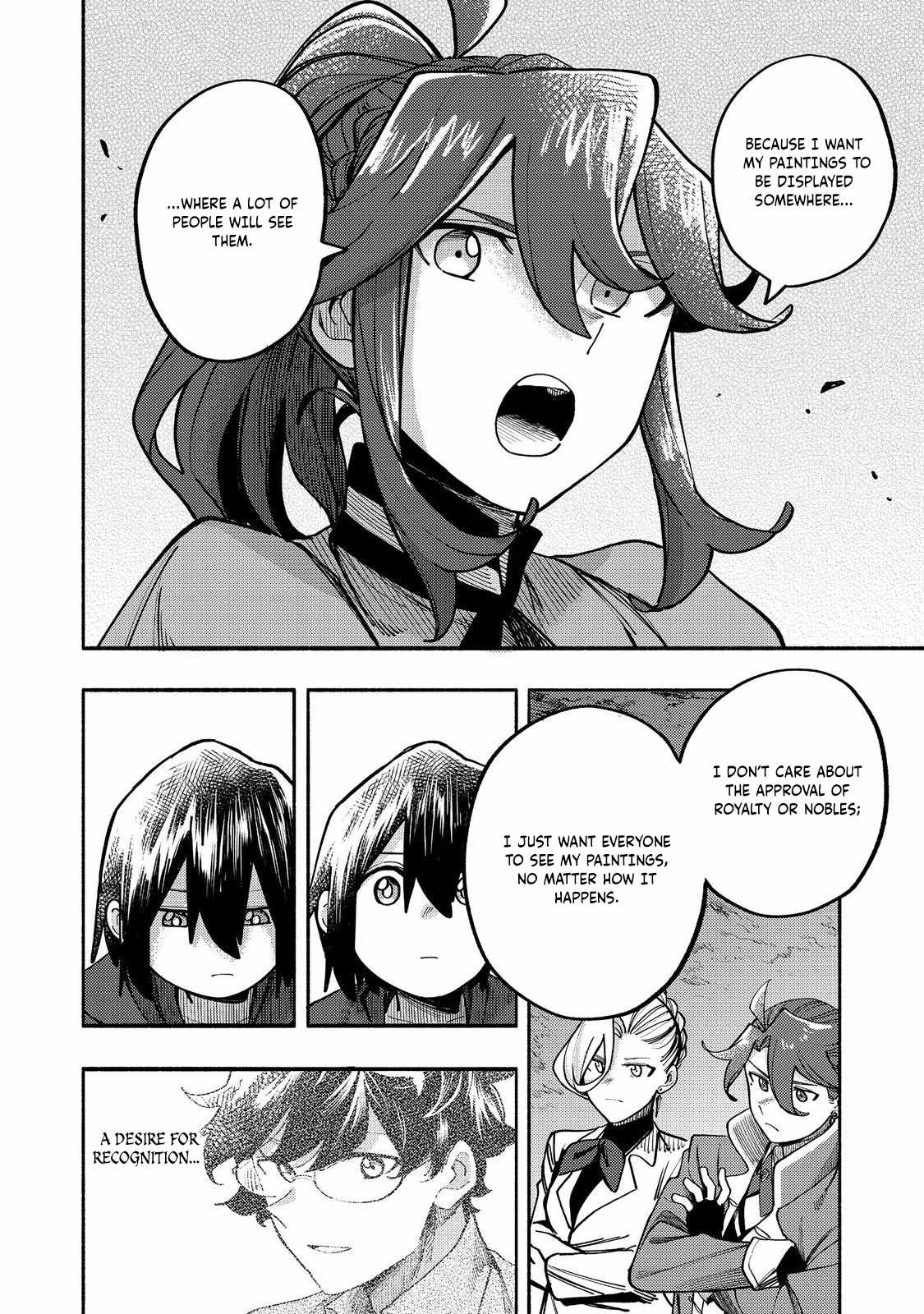Kyou mo E ni Kaita Mochi ga Umai Chapter 40 page 13