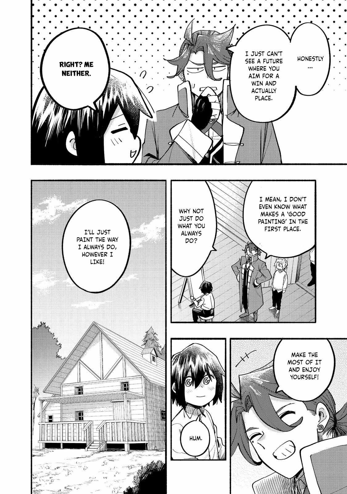 Kyou mo E ni Kaita Mochi ga Umai Chapter 41 page 15