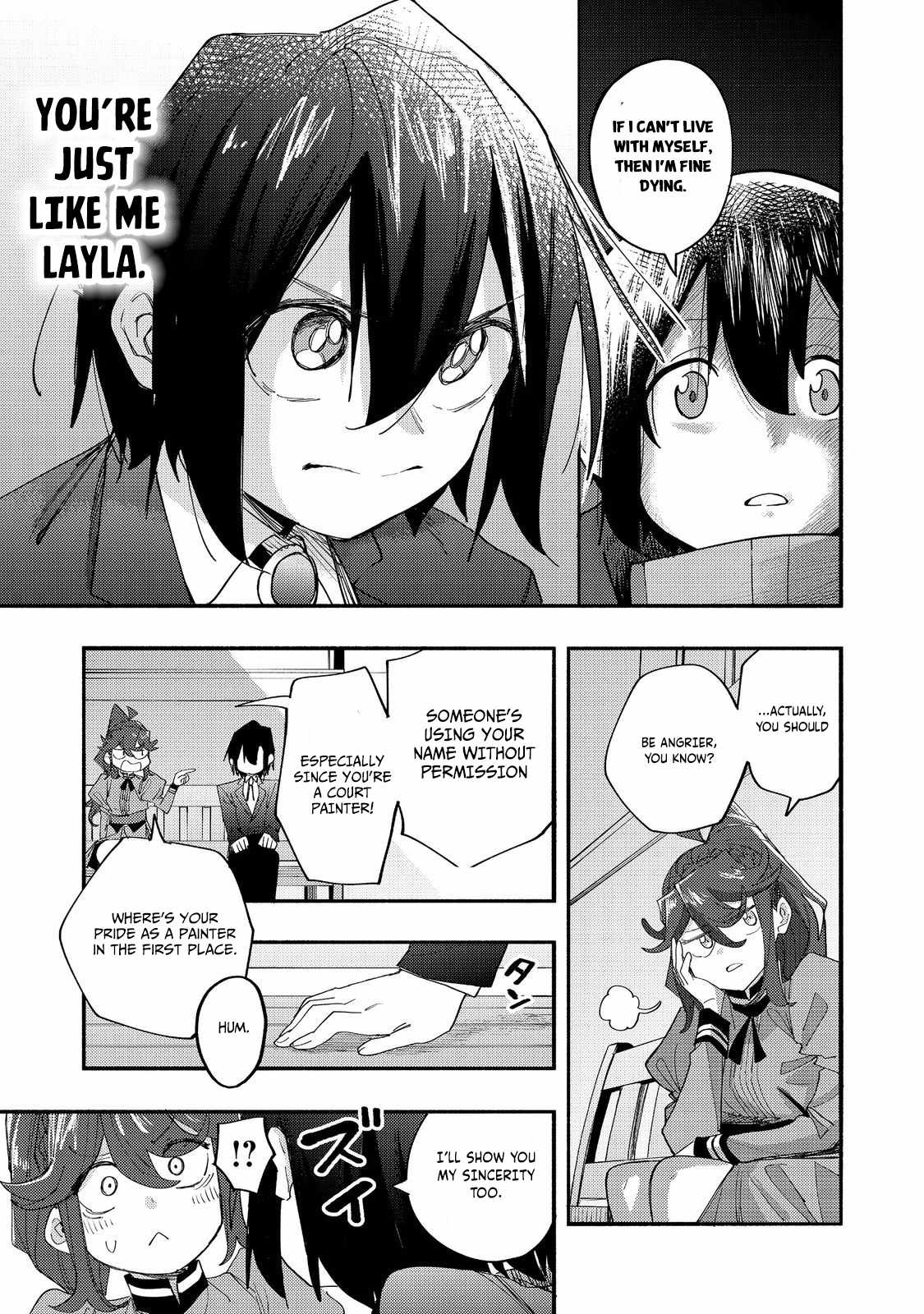 Kyou mo E ni Kaita Mochi ga Umai Chapter 42 page 34