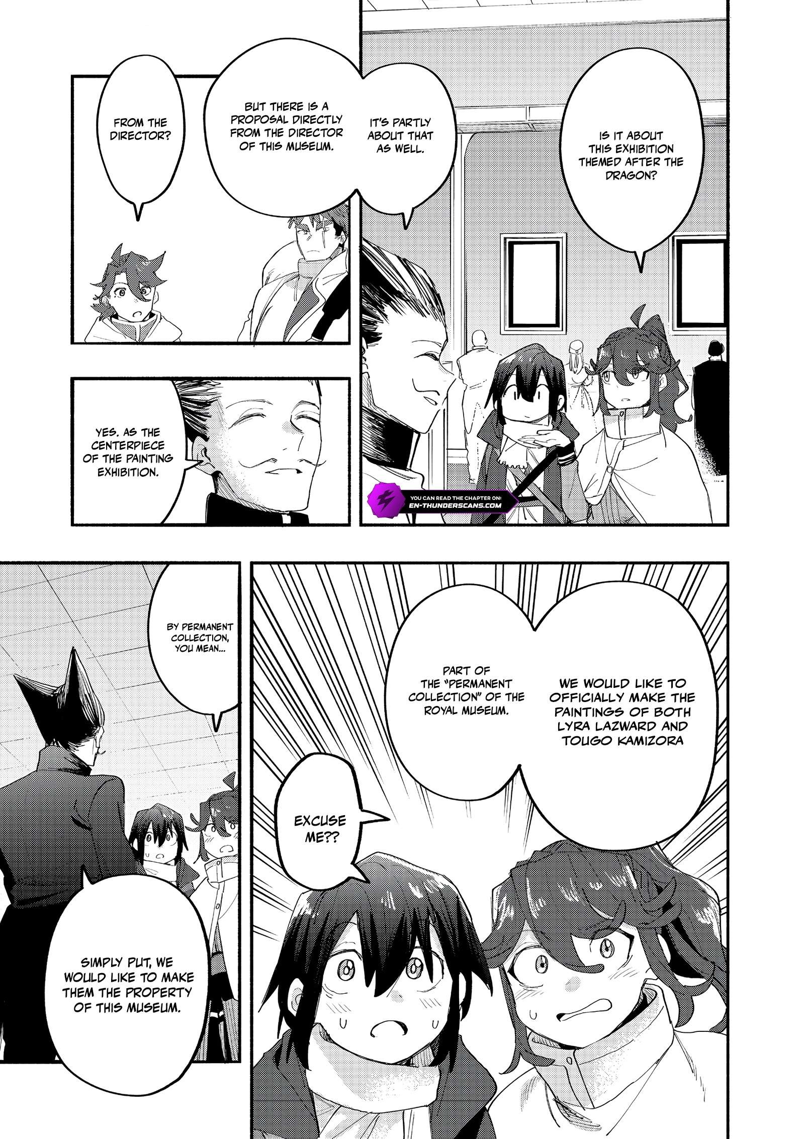 Kyou mo E ni Kaita Mochi ga Umai Chapter 44 page 35