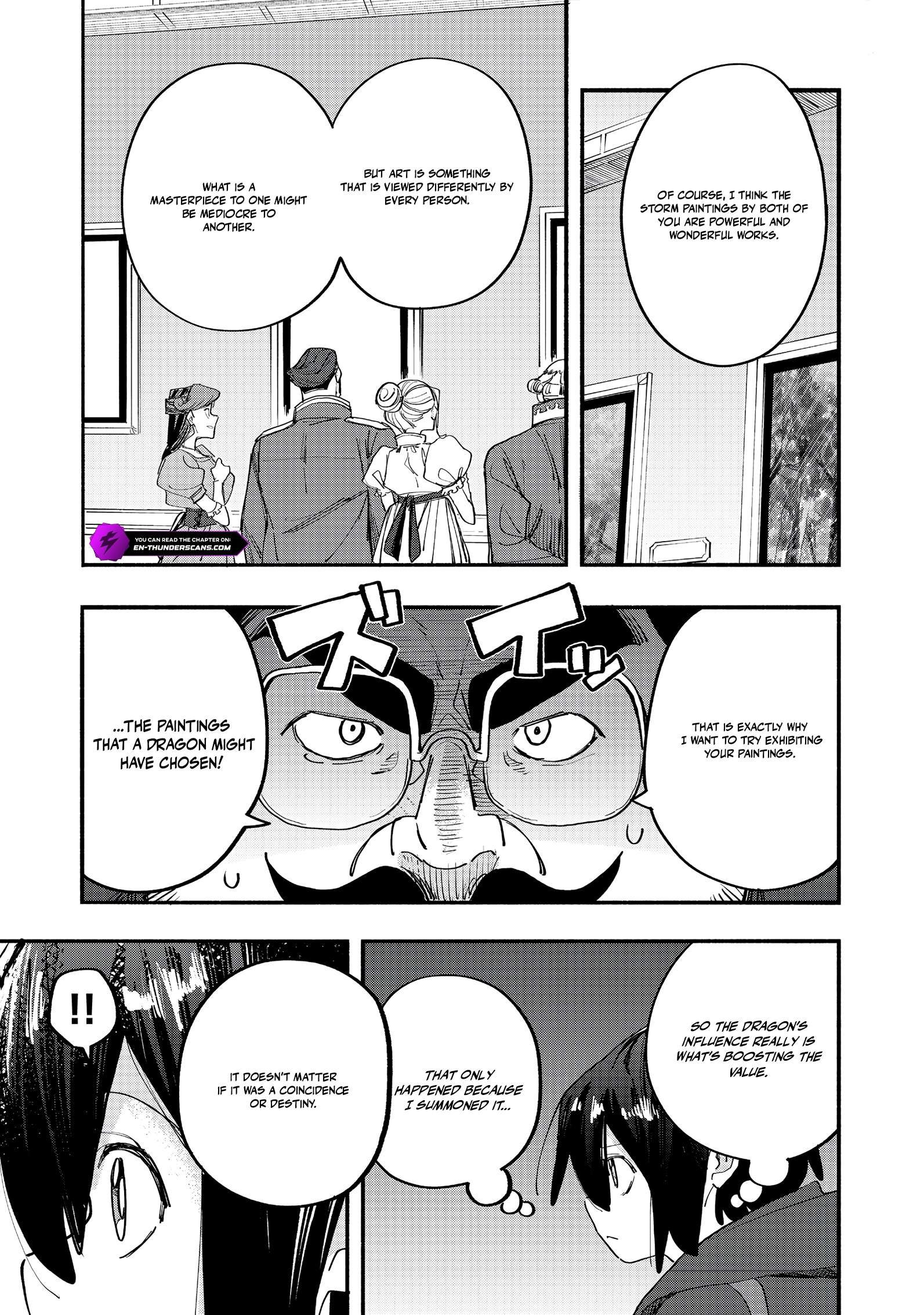 Kyou mo E ni Kaita Mochi ga Umai Chapter 45 page 9