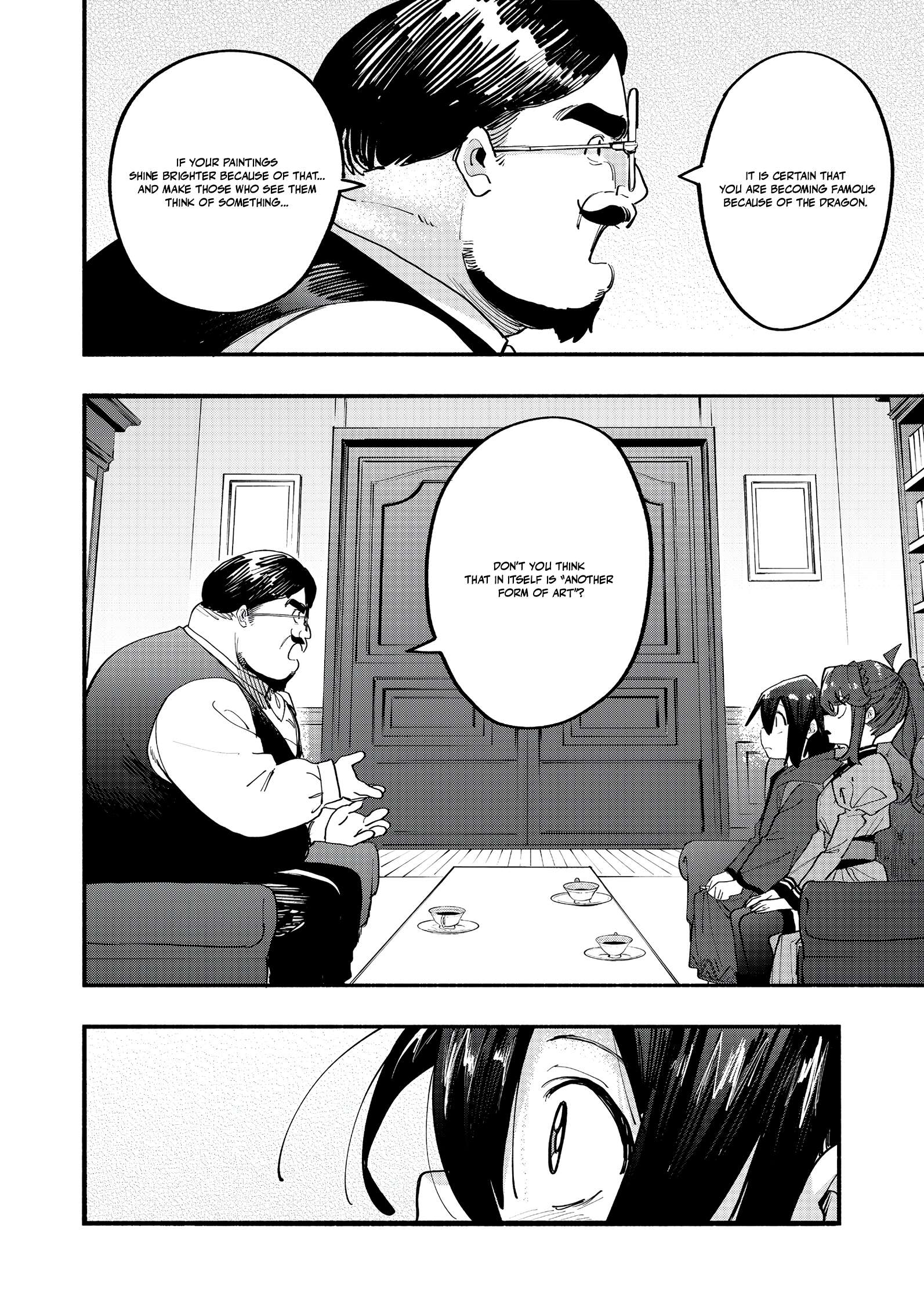 Kyou mo E ni Kaita Mochi ga Umai Chapter 45 page 10
