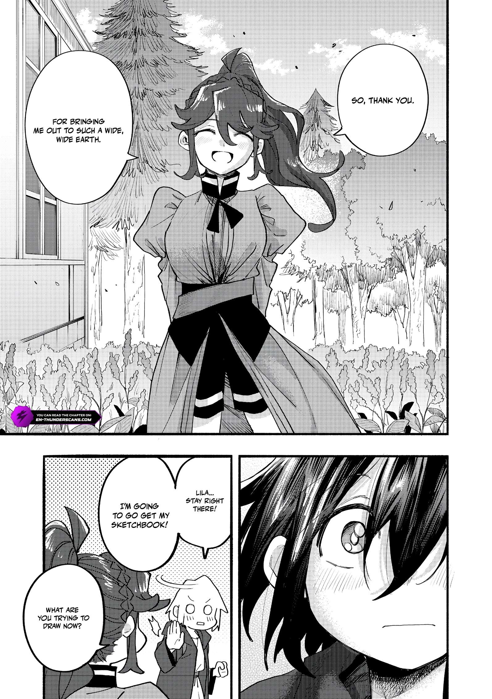 Kyou mo E ni Kaita Mochi ga Umai Chapter 46 page 35