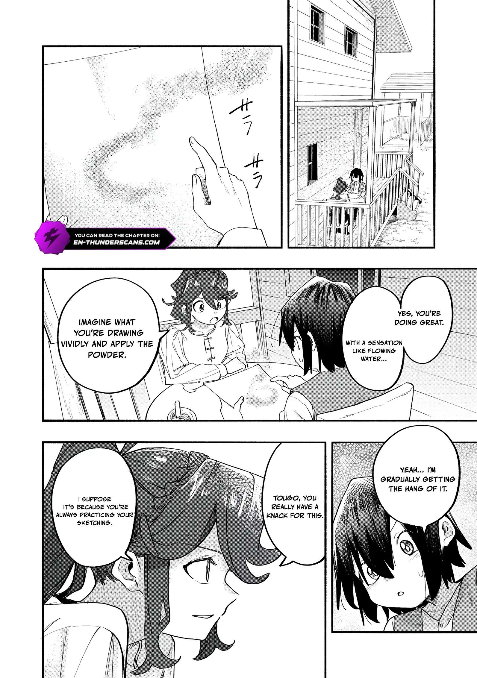 Kyou mo E ni Kaita Mochi ga Umai Chapter 47 page 6