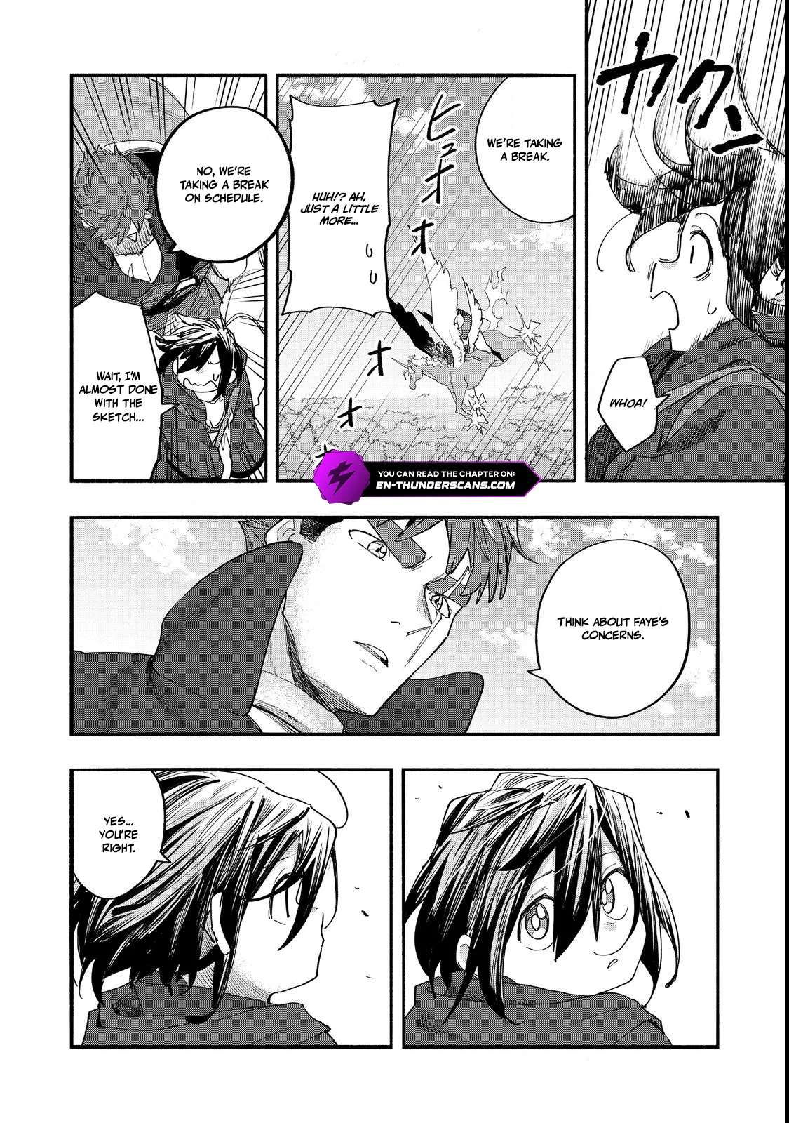 Kyou mo E ni Kaita Mochi ga Umai Chapter 49 page 10