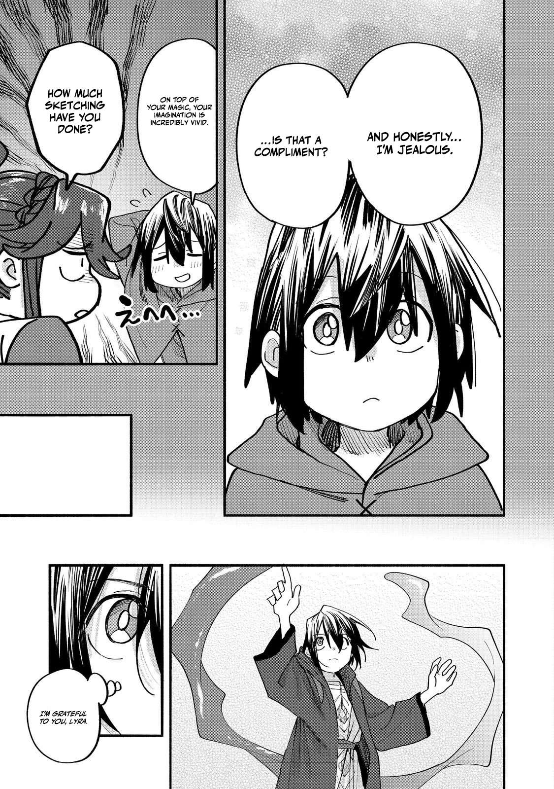 Kyou mo E ni Kaita Mochi ga Umai Chapter 50 page 23