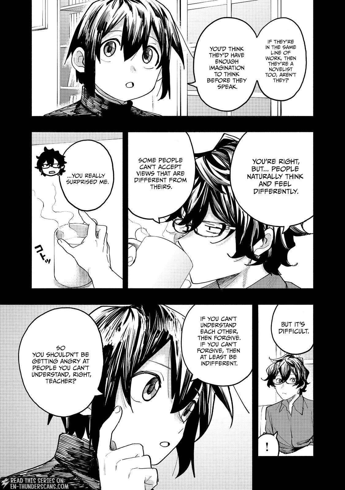 Kyou mo E ni Kaita Mochi ga Umai Chapter 53 page 3