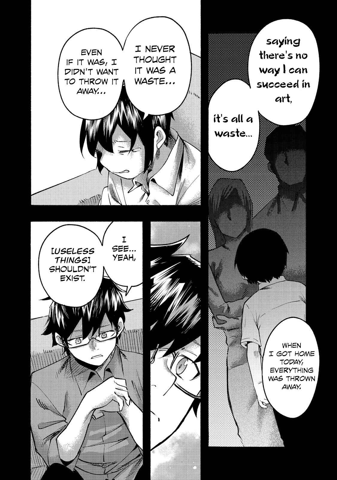 Kyou mo E ni Kaita Mochi ga Umai Chapter 9 page 14