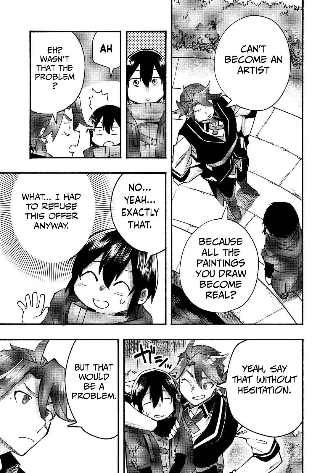 Kyou mo E ni Kaita Mochi ga Umai Chapter 9 page 19