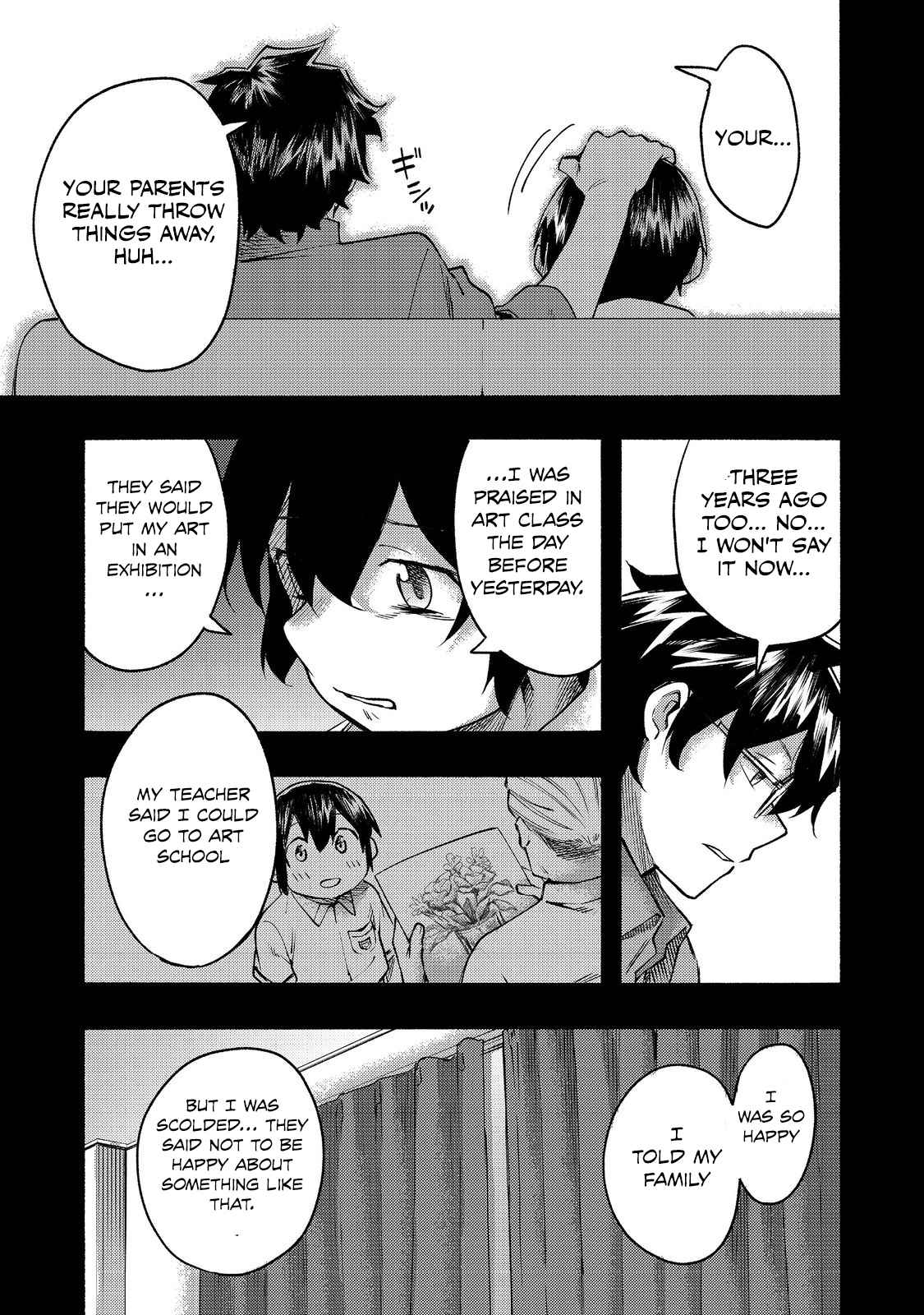 Kyou mo E ni Kaita Mochi ga Umai Chapter 9 page 13
