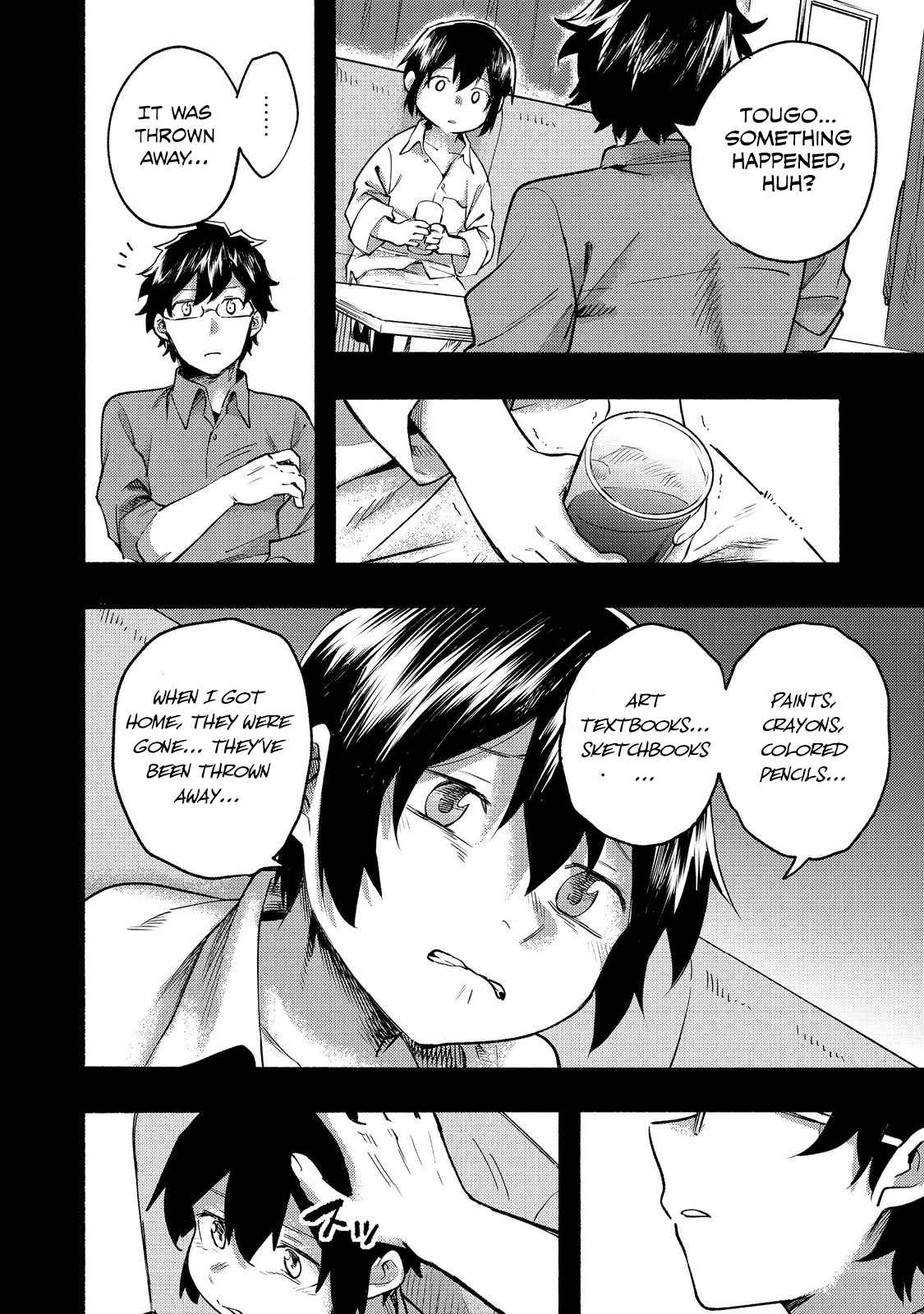 Kyou mo E ni Kaita Mochi ga Umai Chapter 9 page 12